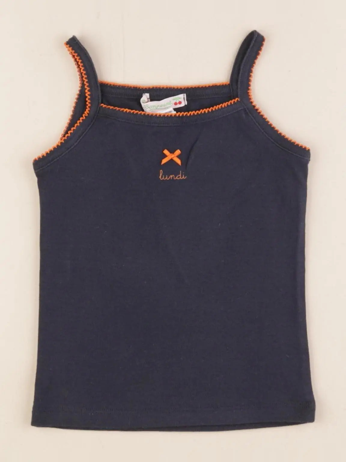 Bonpoint - maillot de corps bleu - 1 an