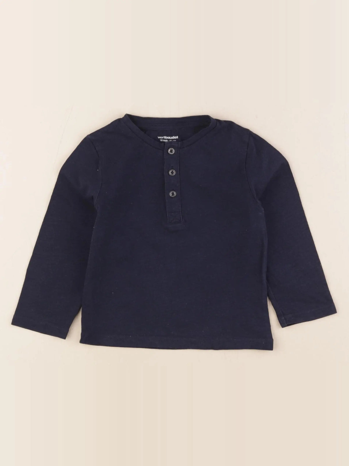 Vertbaudet - tee-shirt bleu - 18 mois