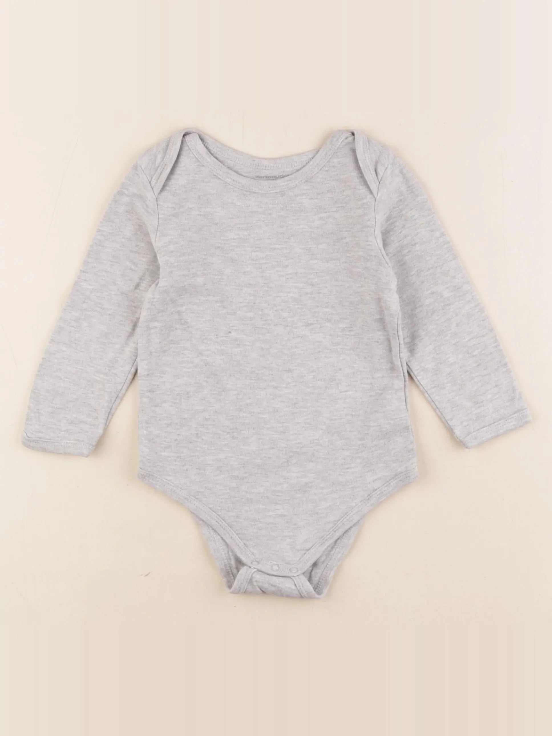 Vertbaudet - body gris - 24 mois