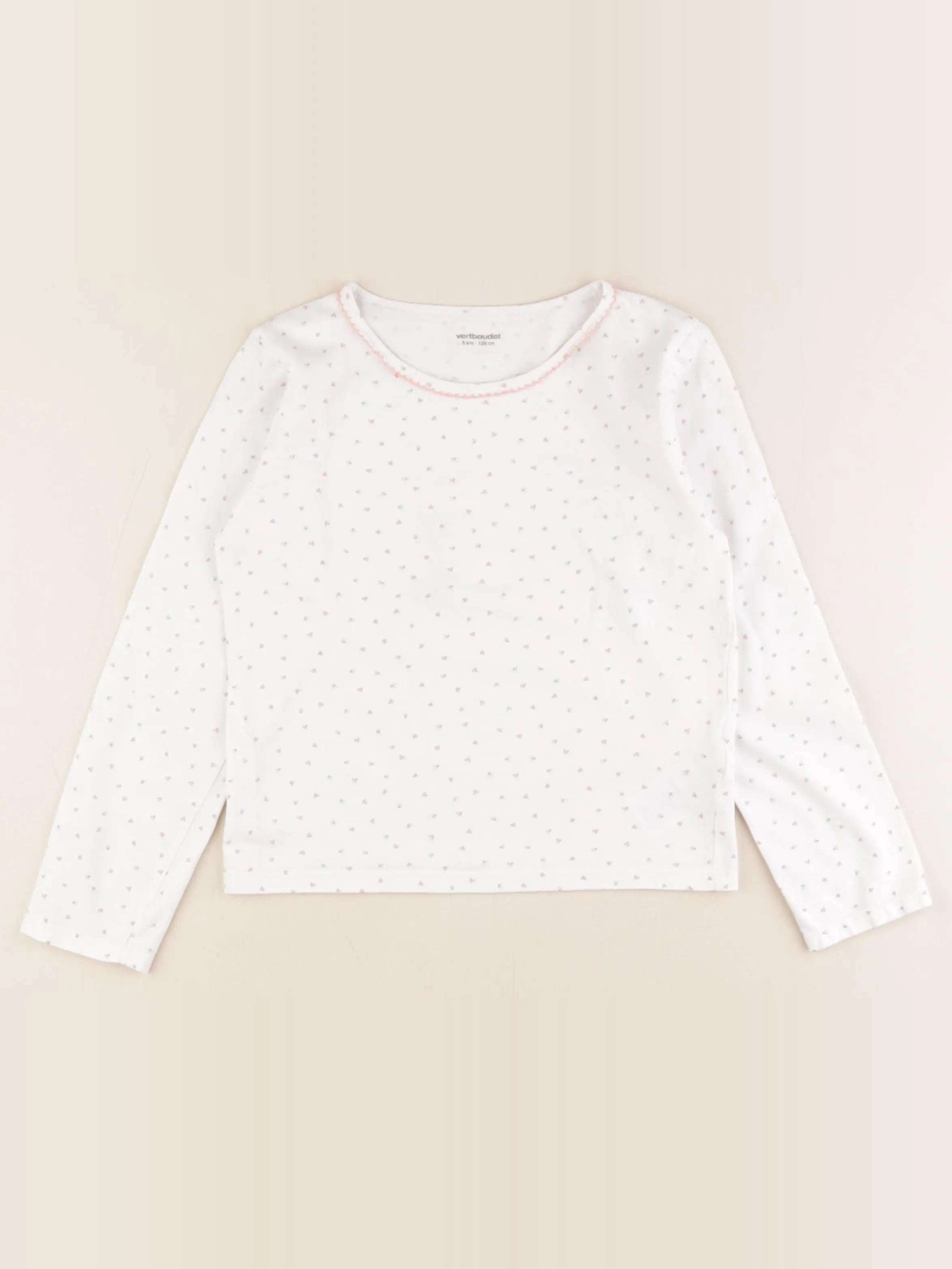 Vertbaudet - maillot de corps blanc - 8 ans