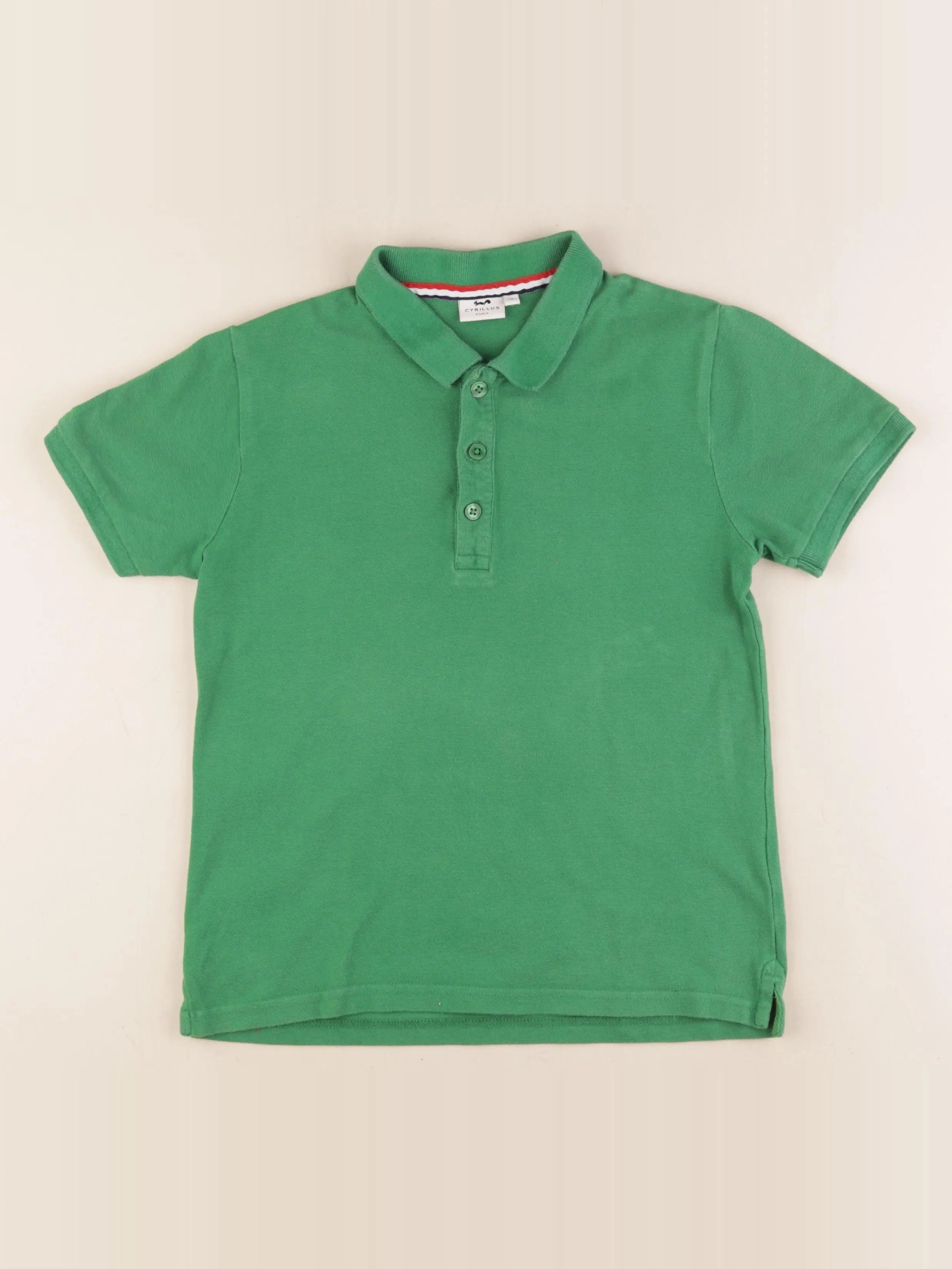 Cyrillus - polo vert - 10 ans