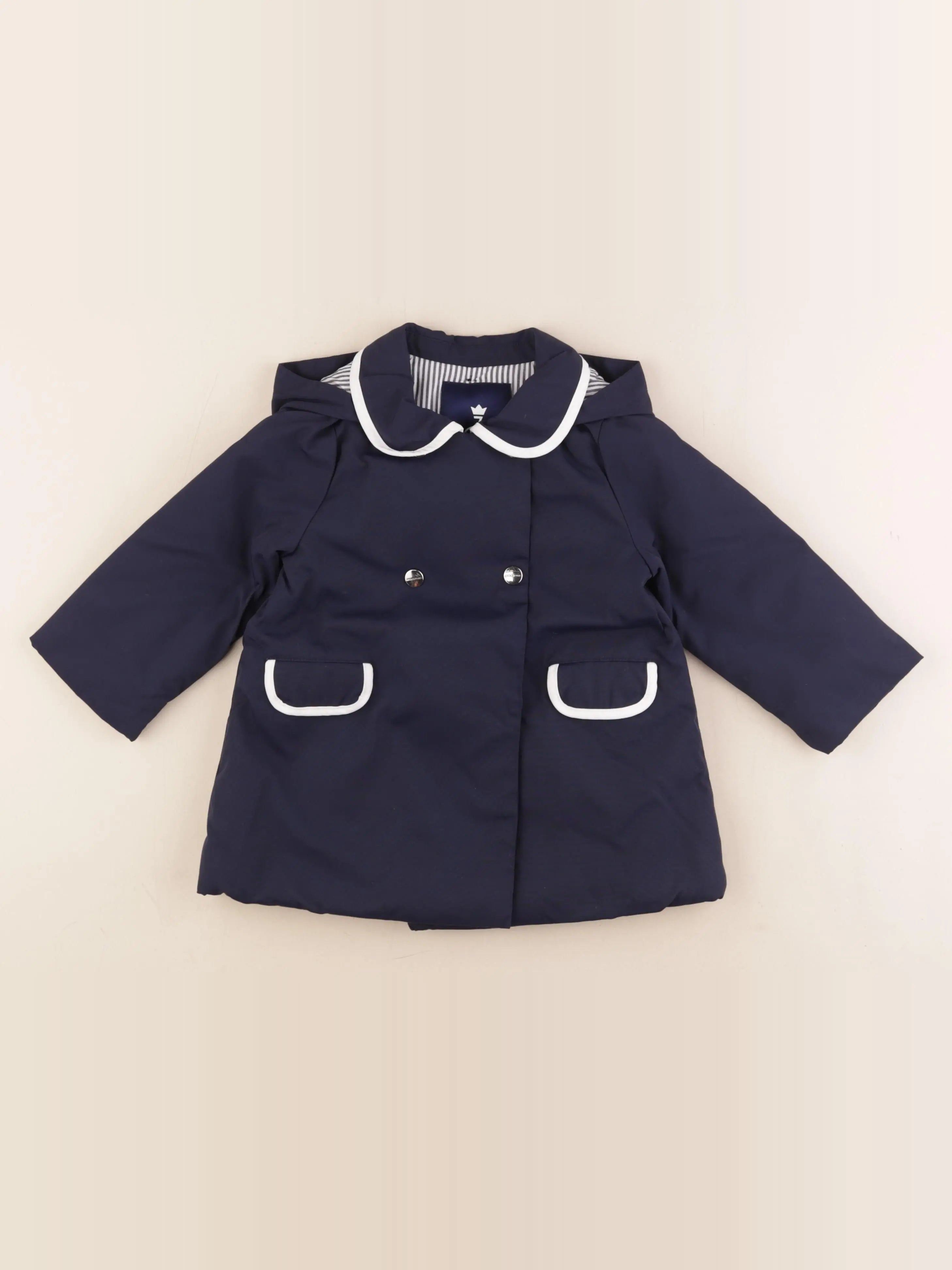 Jacadi - manteau bleu - 36 mois