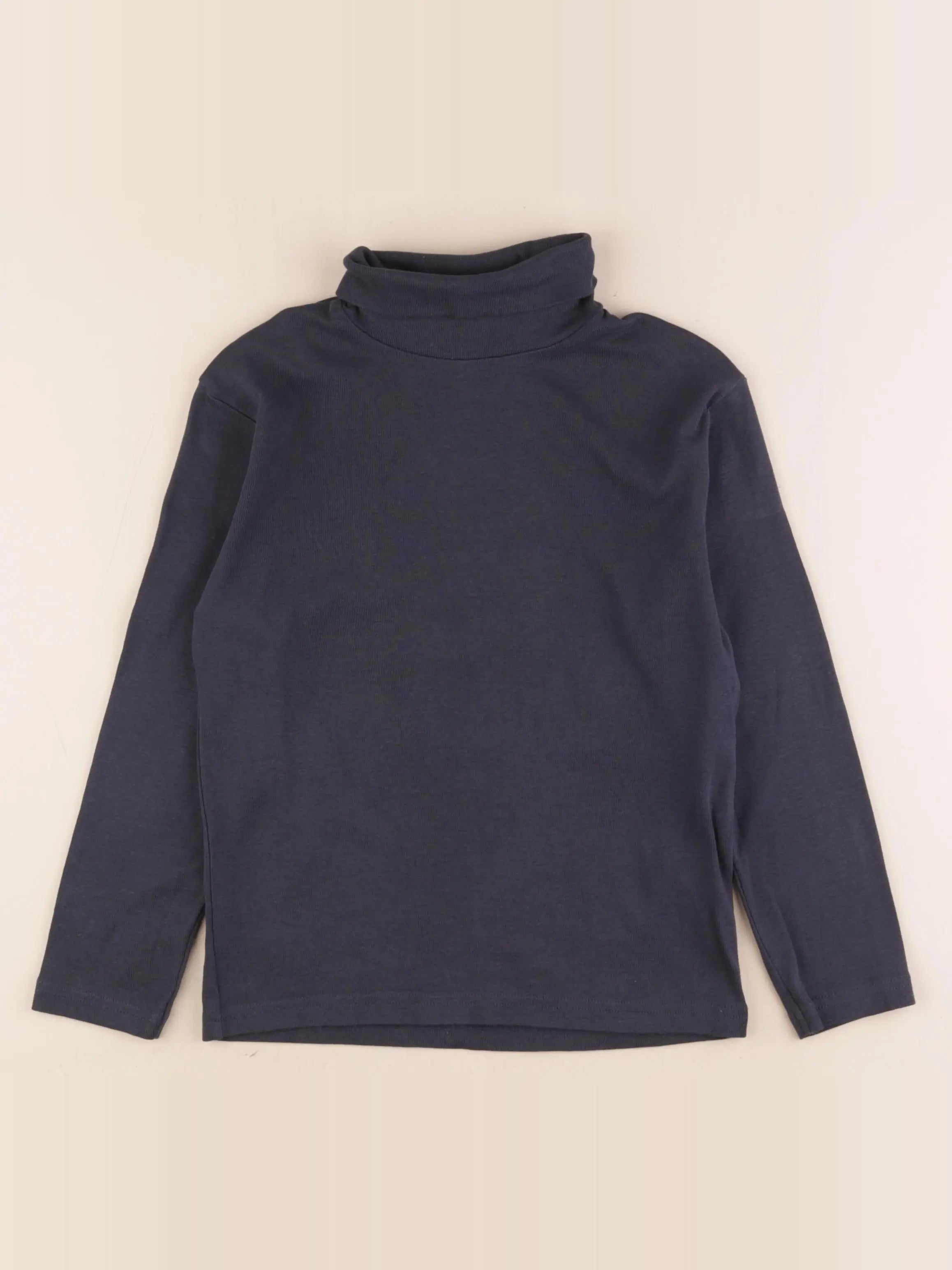 Vertbaudet - sous-pull bleu - 8 ans