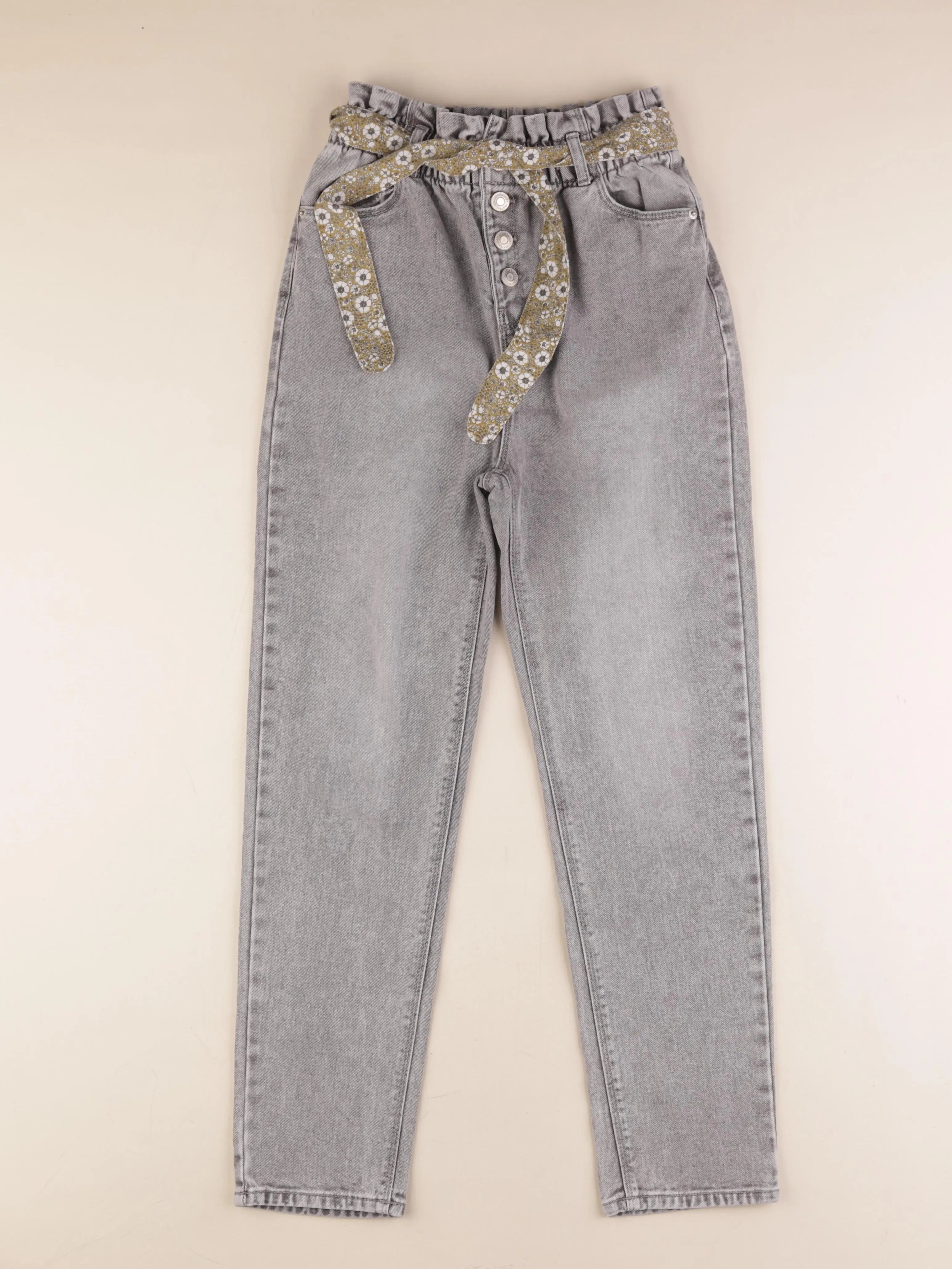 Vertbaudet - jean gris - 12 ans
