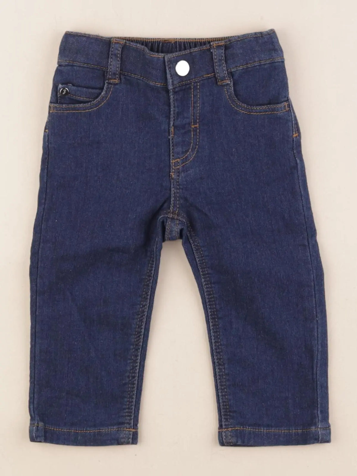 Jacadi - pantalon bleu - 12 mois