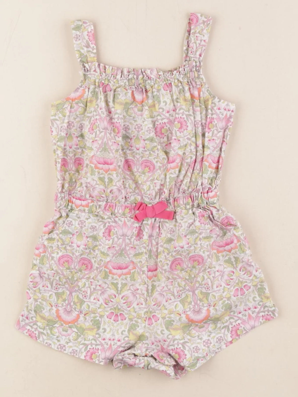 Jacadi - combinaison liberty multicolore - 12 mois
