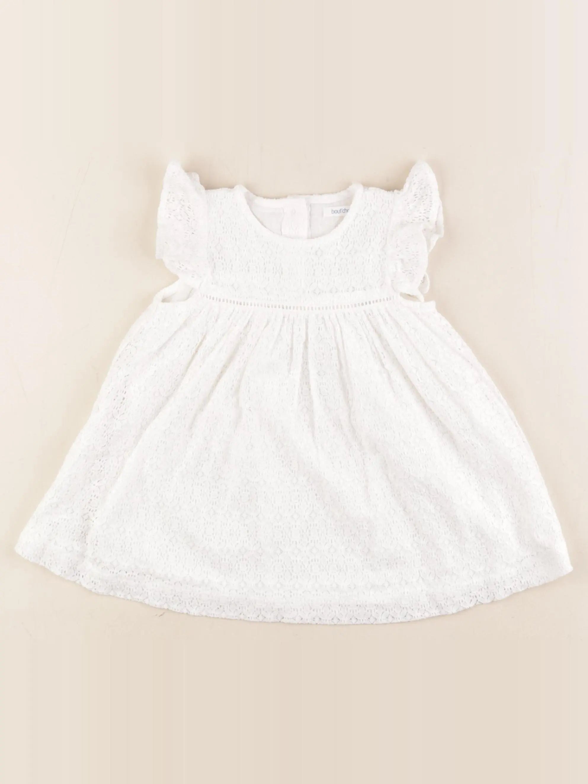 Boutchou - robe blanc - 6 mois