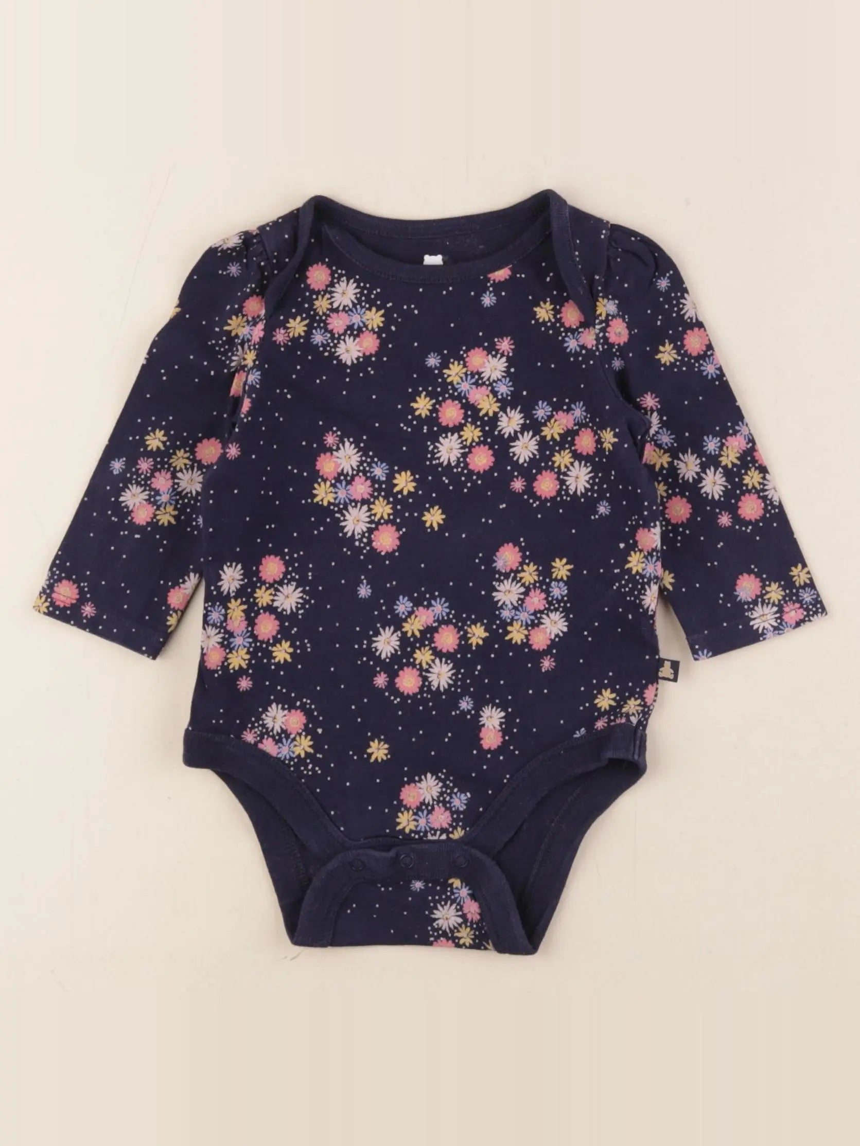 GAP - body bleu - 3/6 mois