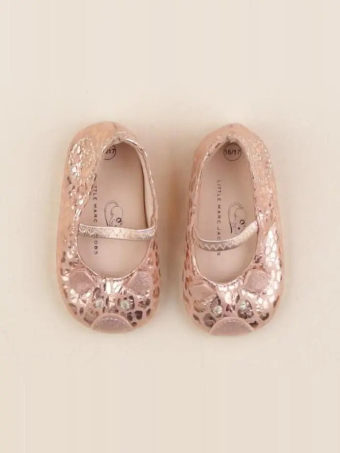 Little marc jacobs - chaussons rose, or - pointure 16/17