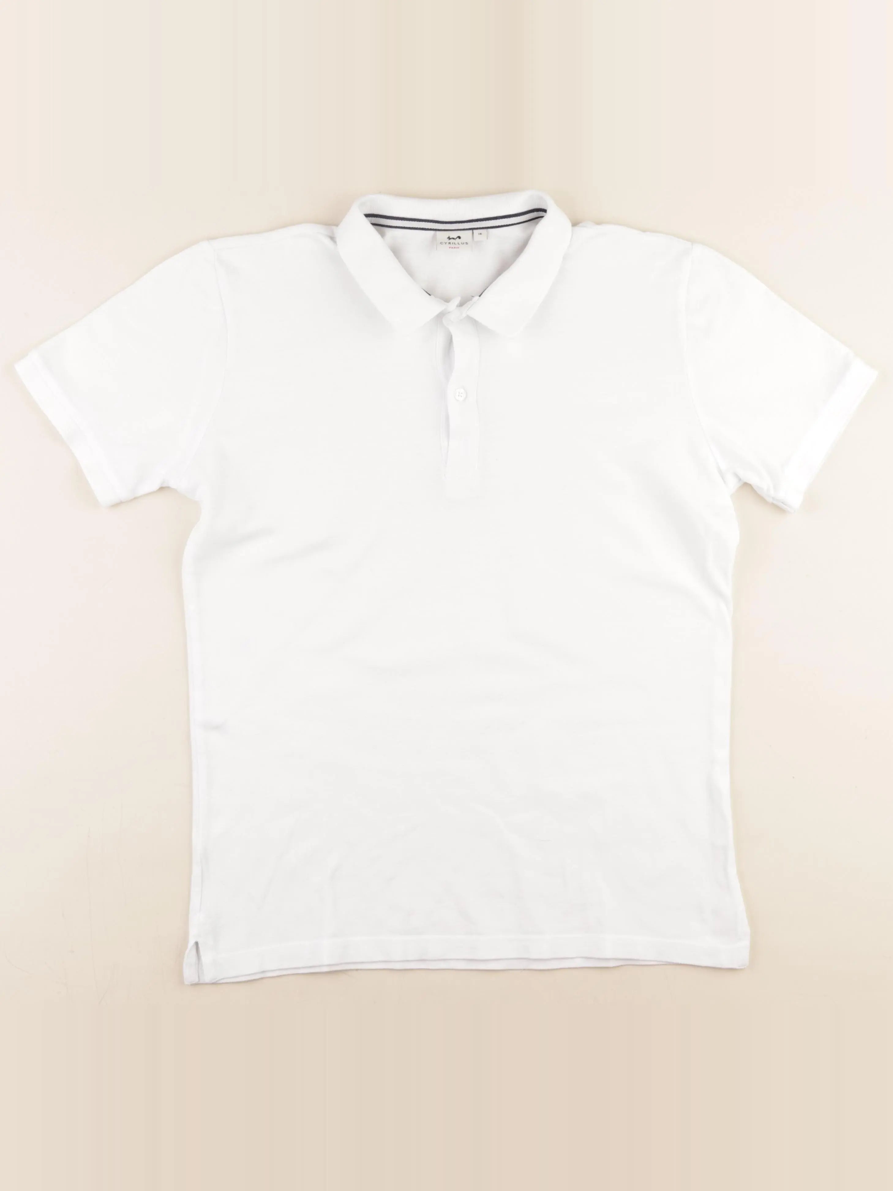 Cyrillus - polo blanc - 16 ans