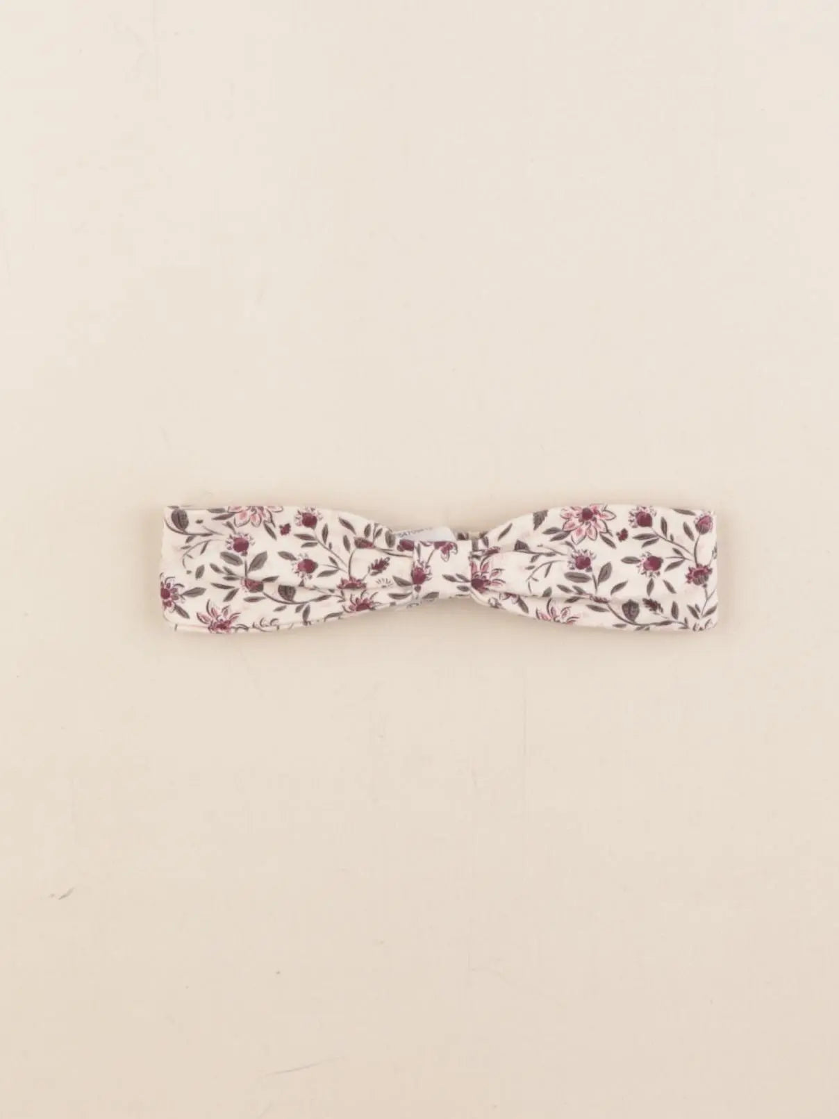 Vertbaudet - bandeau rose, blanc - 12 mois