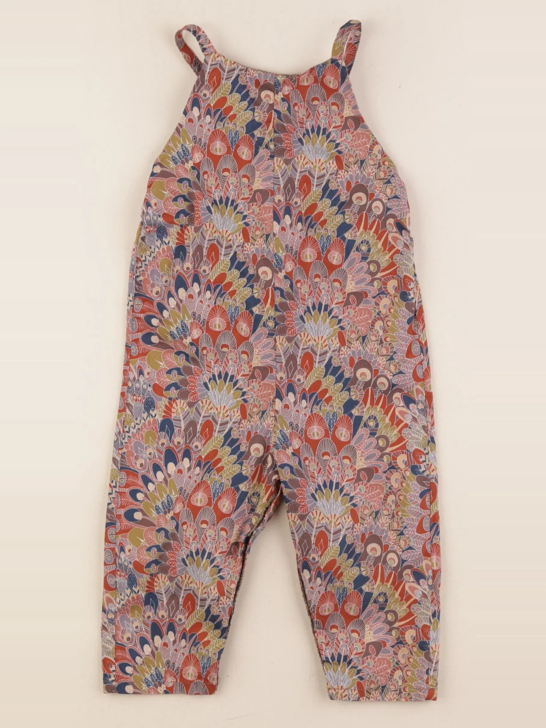 Natalys - salopette multicolore - 12 mois