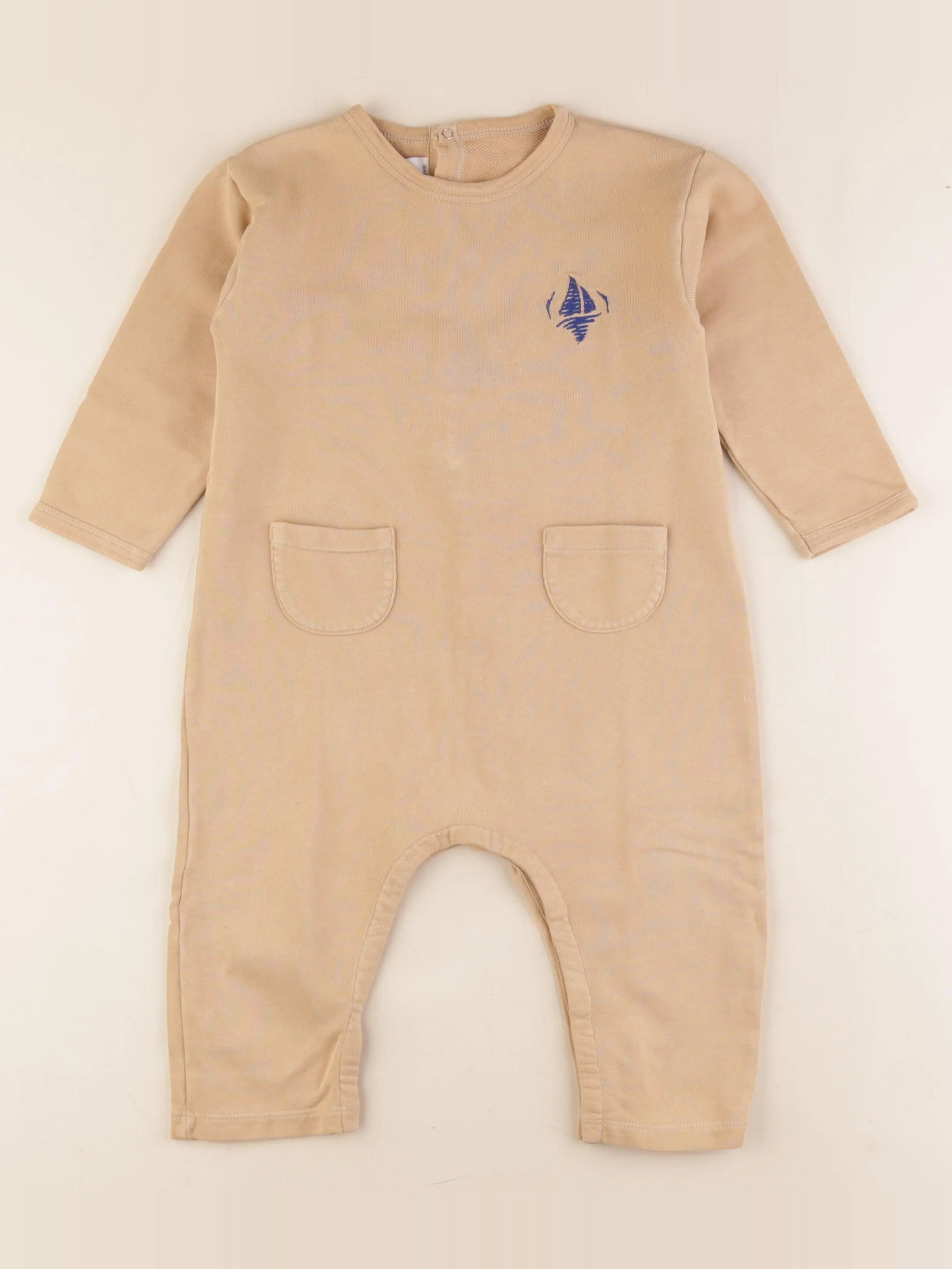 Petit Bateau - combinaison beige - 36 mois