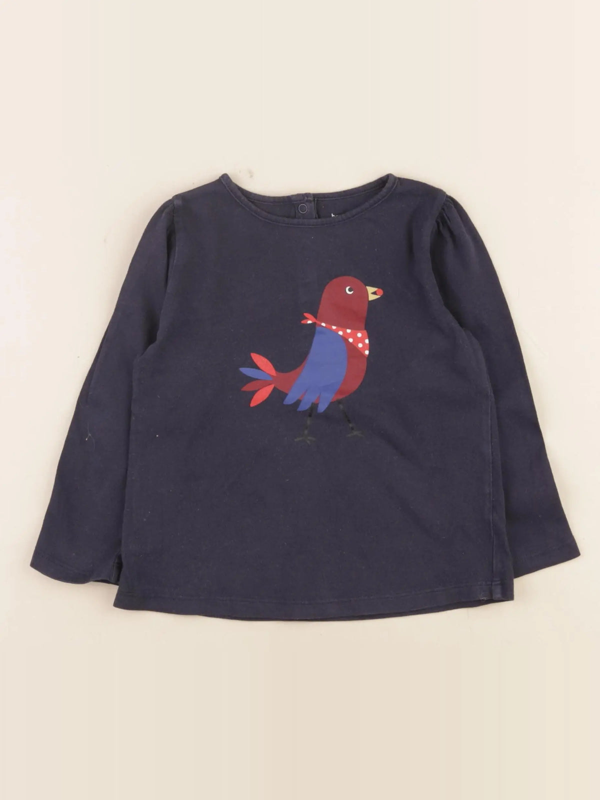 Boutchou - tee-shirt bleu - 24 mois
