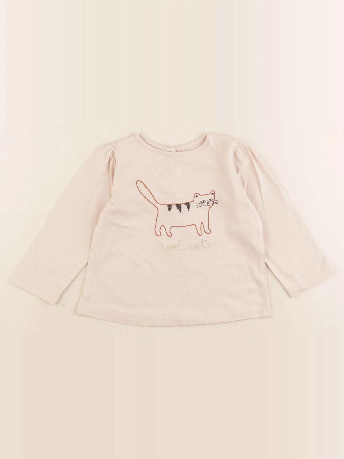 Boutchou - tee-shirt beige - 18 mois
