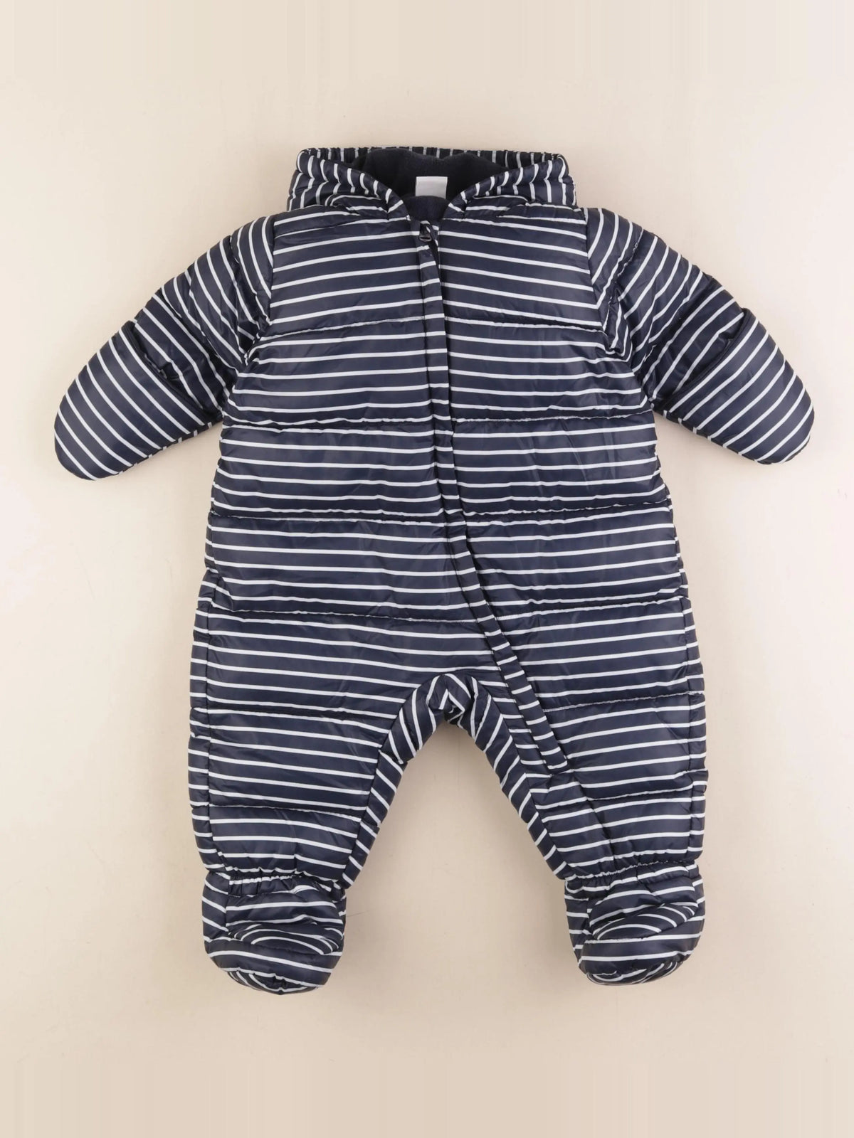 Petit Bateau - combi-pilote bleu - 12 mois