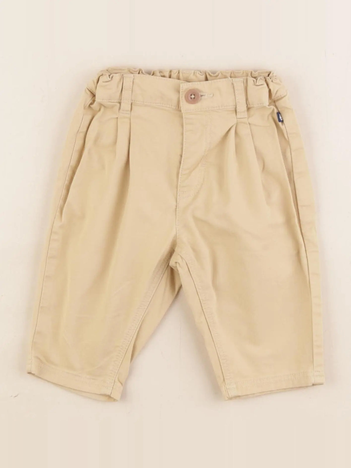 Petit Bateau - pantalon beige - 6 mois