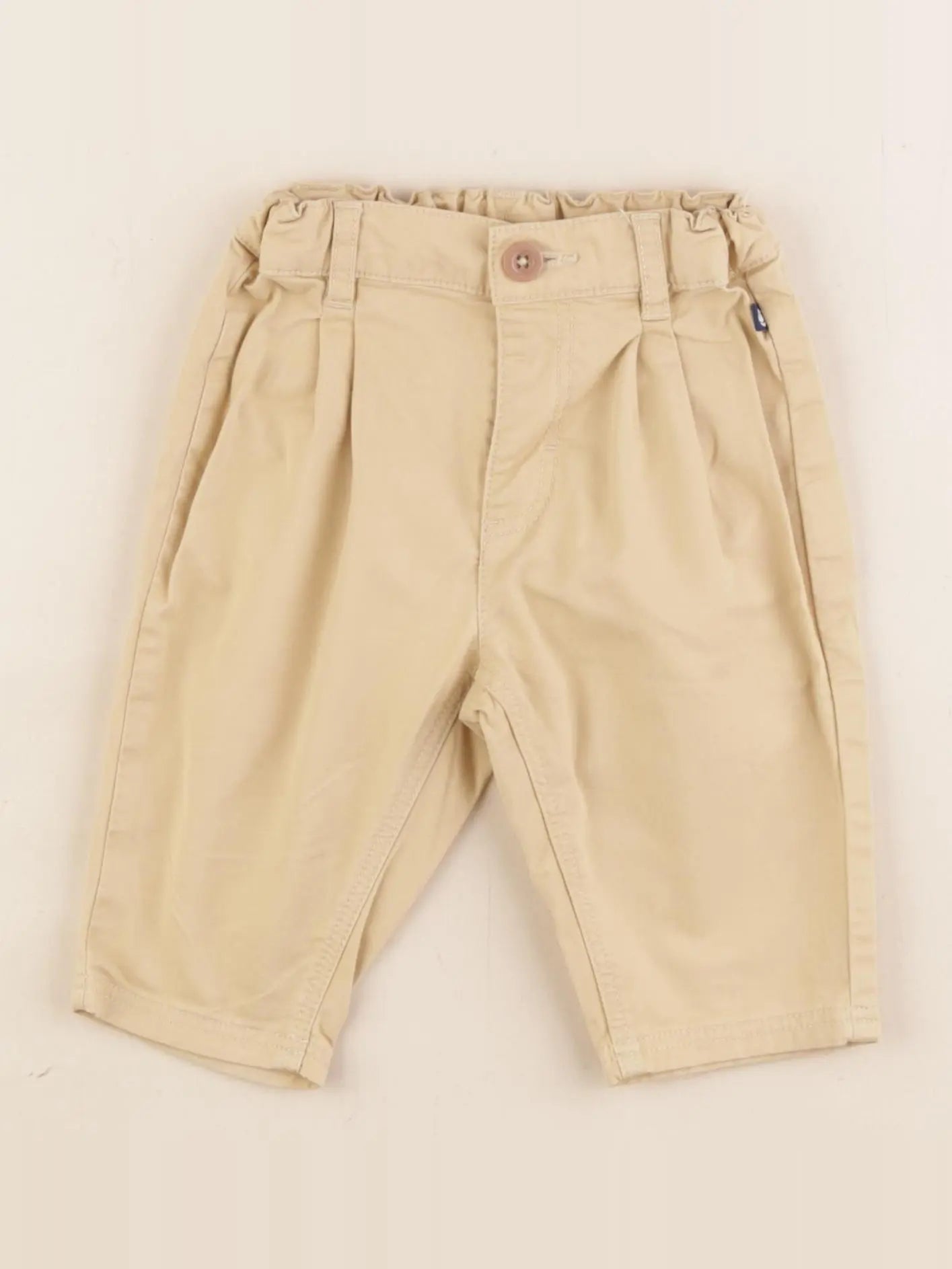 Petit Bateau - pantalon beige - 6 mois