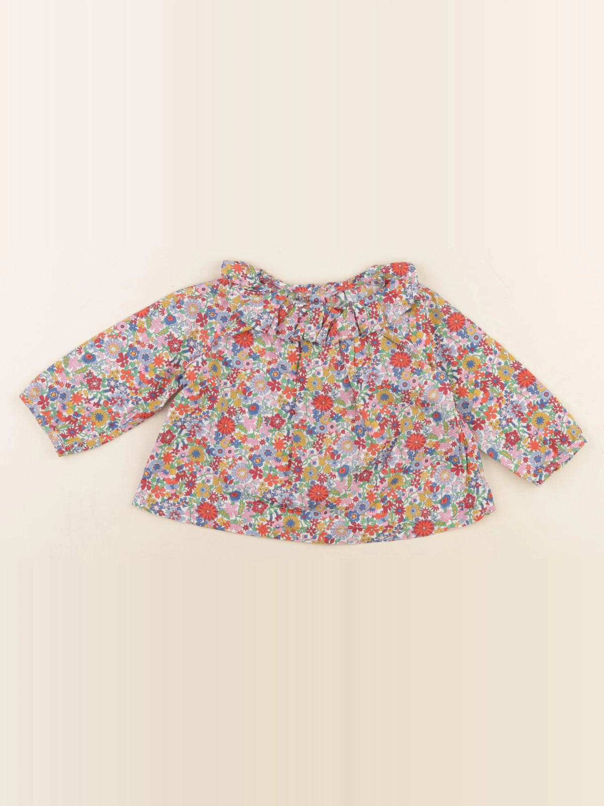Jacadi - blouse liberty multicolore - 18 mois