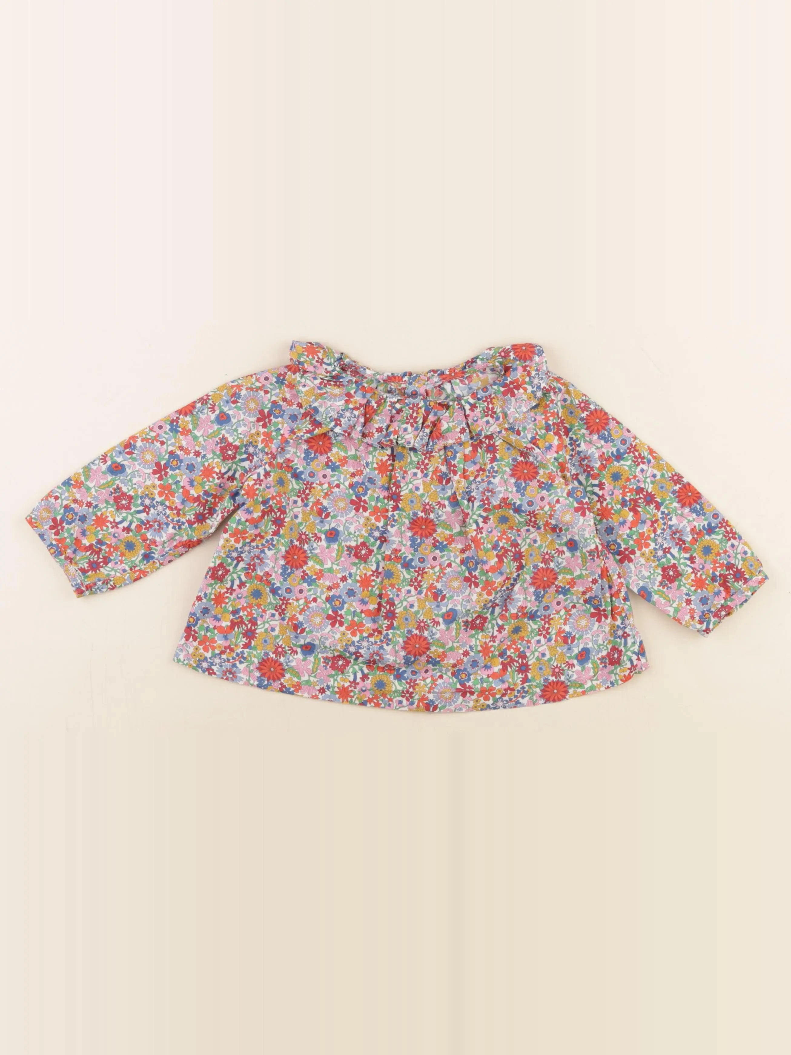 Jacadi - blouse liberty multicolore - 18 mois
