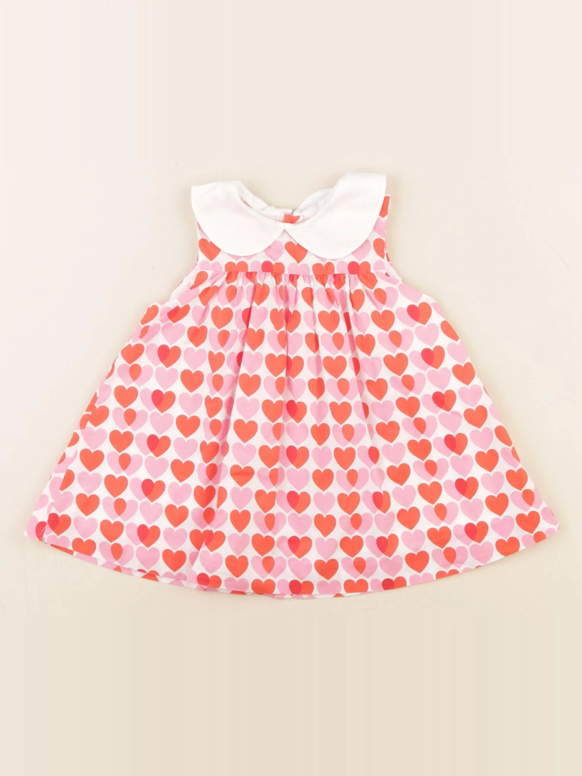 Jacadi - robe rose, rouge - 6 mois