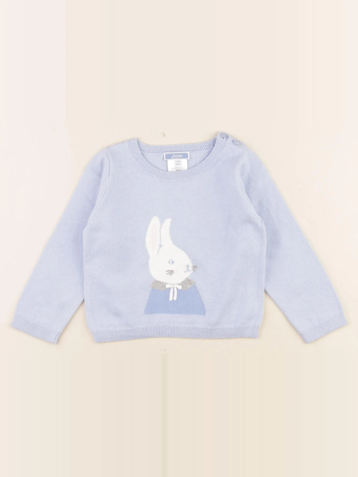 Jacadi - pull bleu - 24 mois