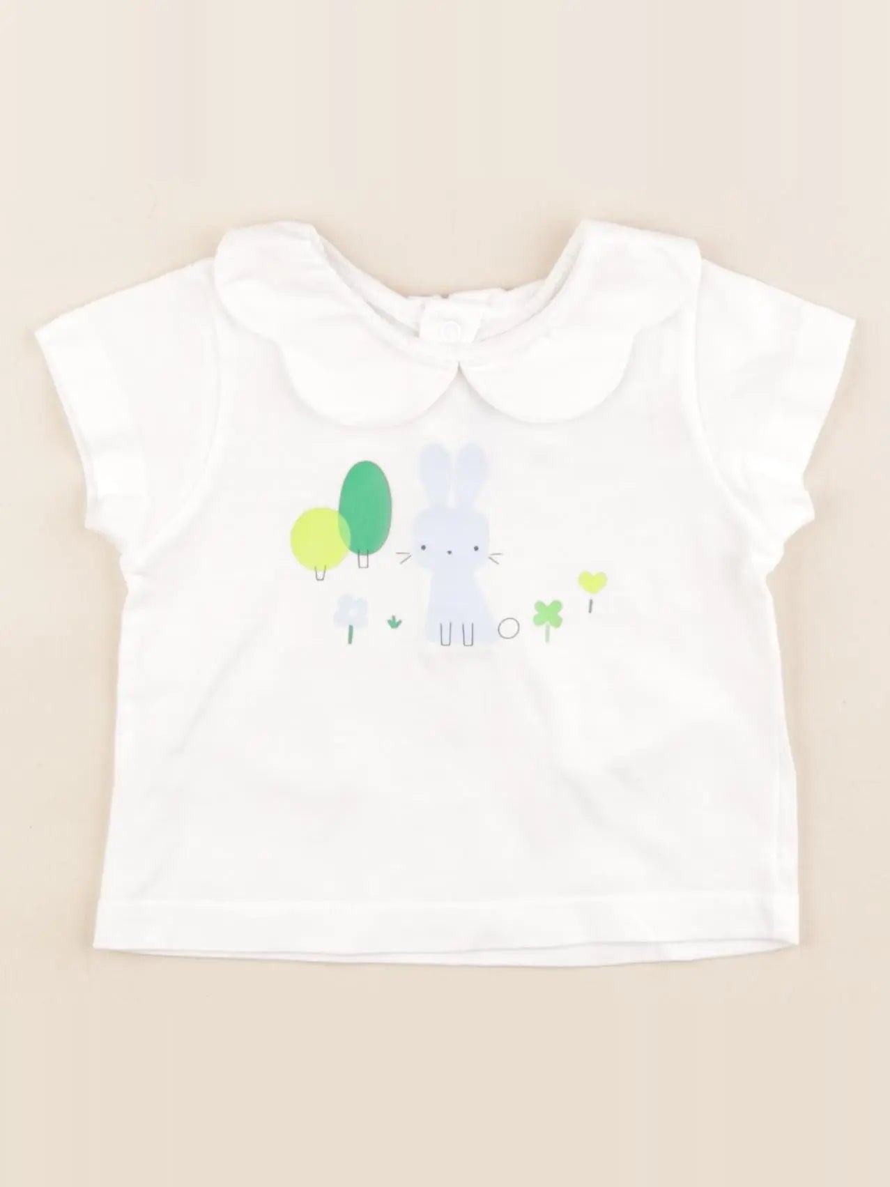 Jacadi - tee-shirt blanc - 6 mois