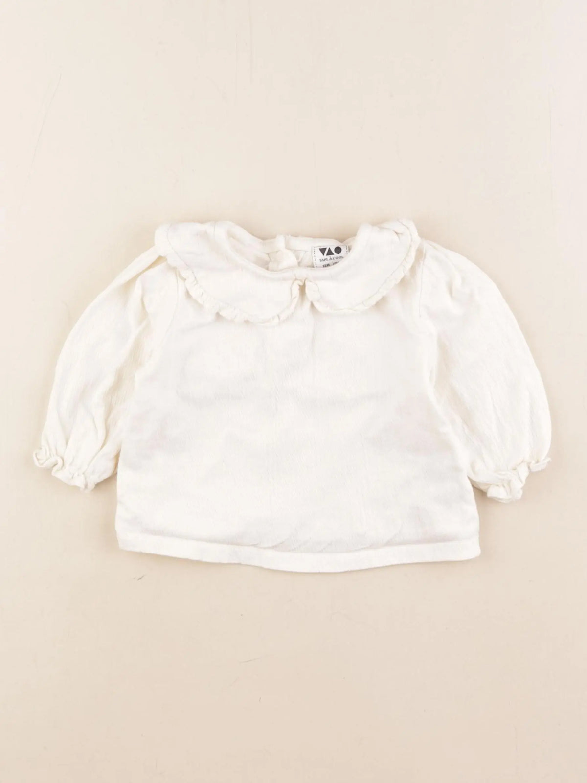 Tape à l'oeil - tee-shirt blanc - 12 mois