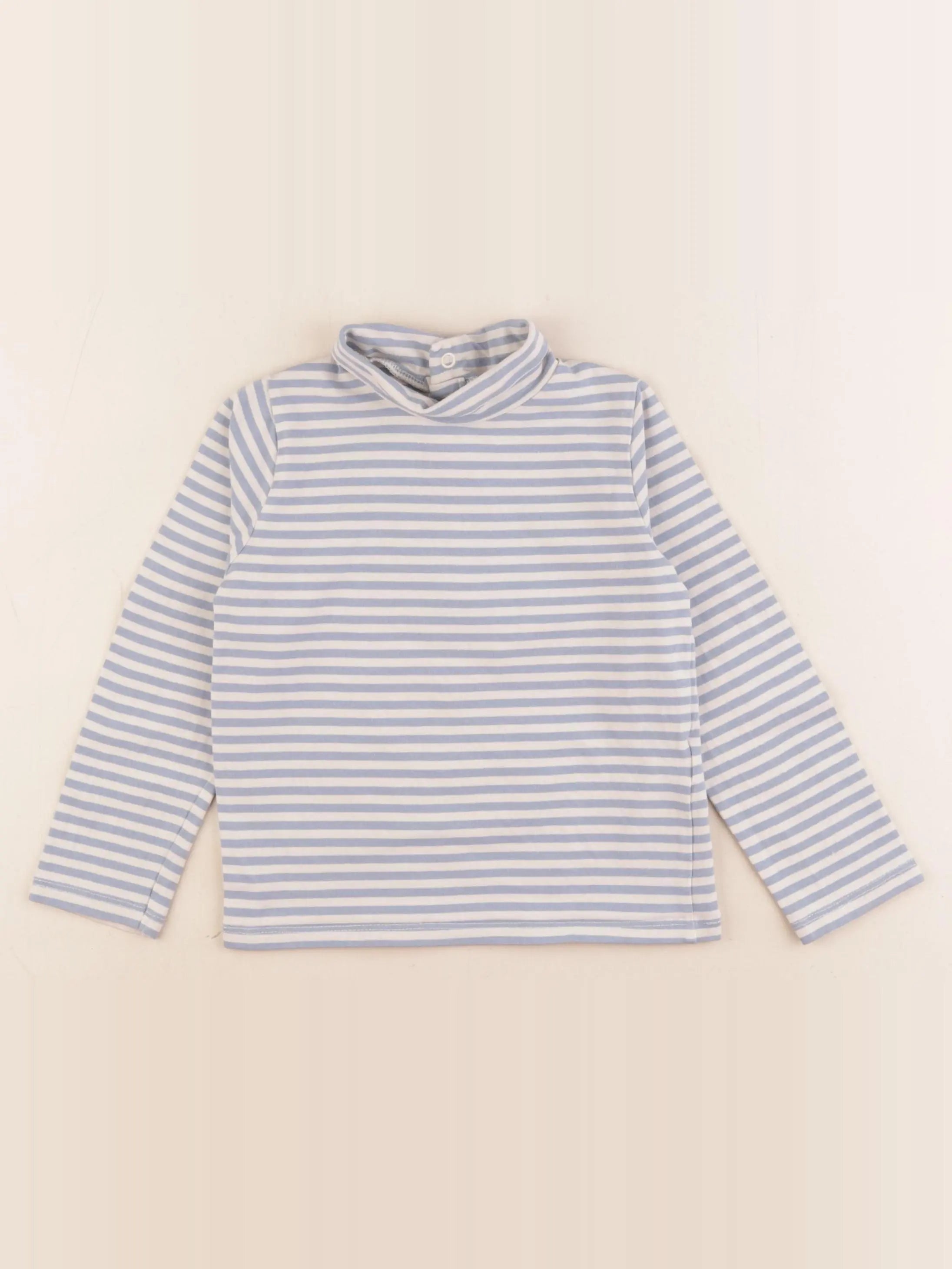 Vertbaudet - sous-pull bleu - 36 mois