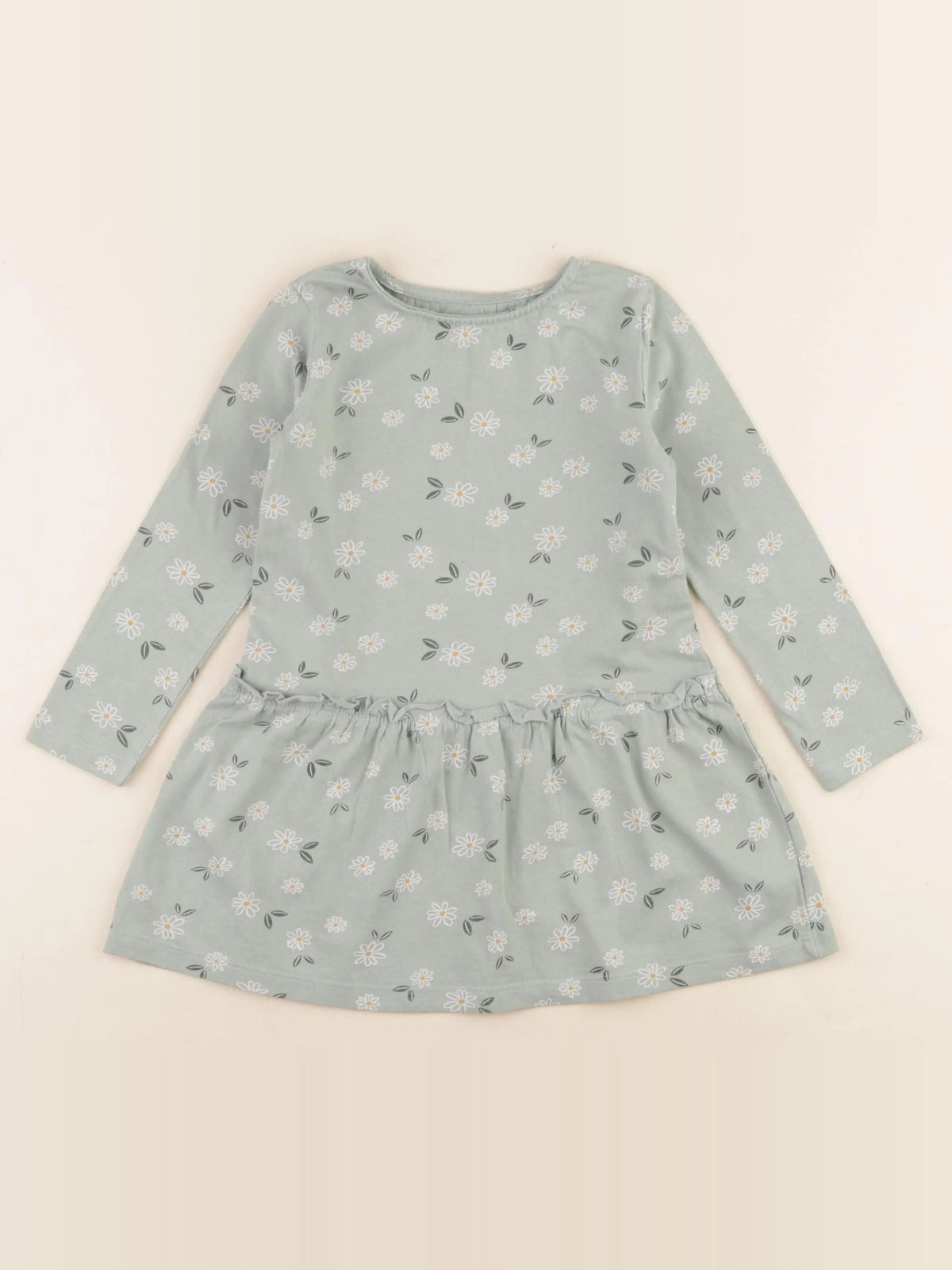 Vertbaudet - robe vert - 3 ans