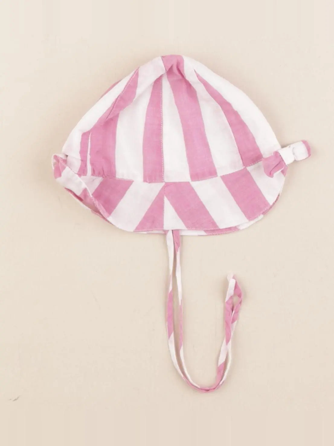 Jacadi - chapeau blanc, rose - 3/6 mois