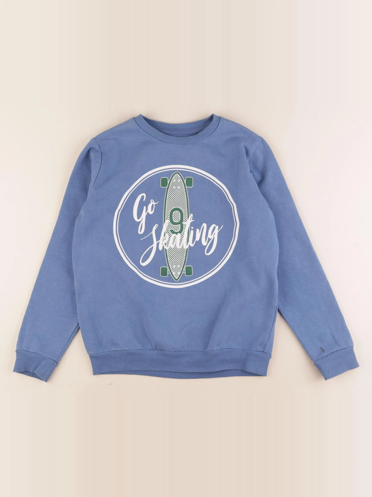 Cyrillus - sweat bleu - 10 ans