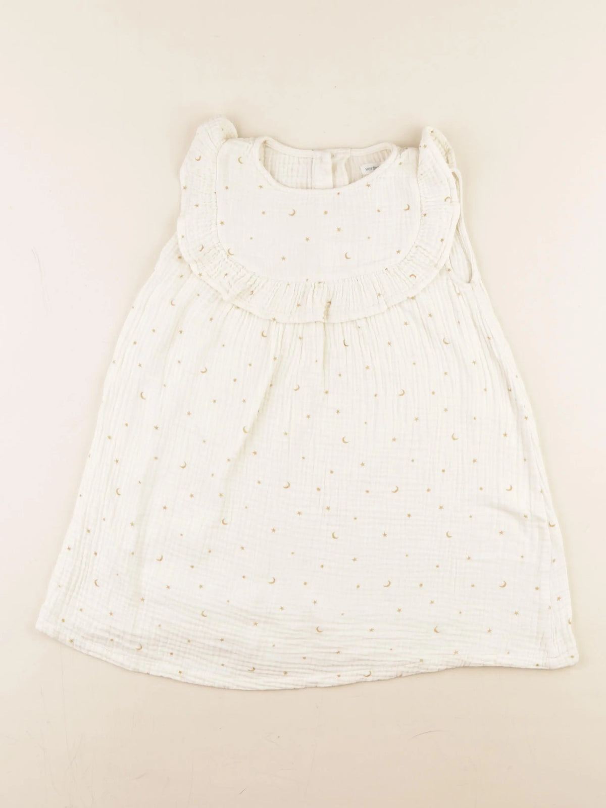 Vertbaudet - robe beige - 5 ans