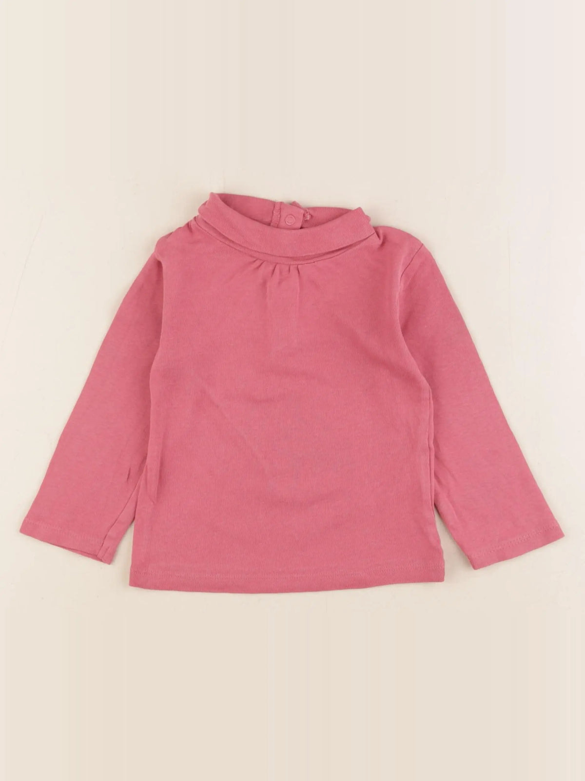 Vertbaudet - sous-pull rose - 18 mois