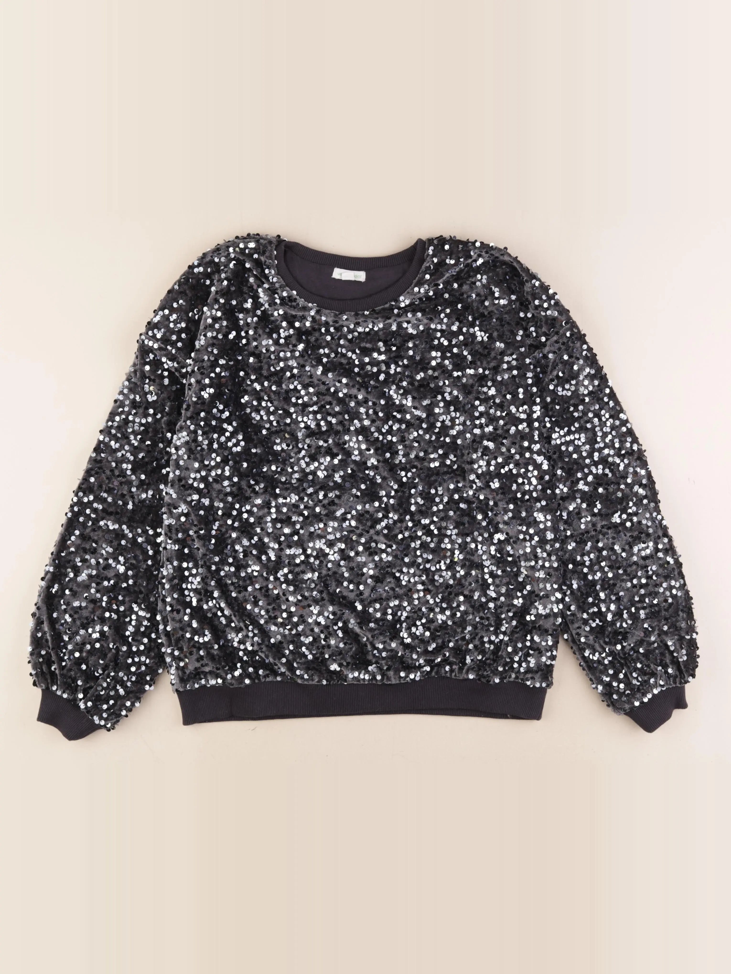 Vertbaudet - sweat gris - 12 ans