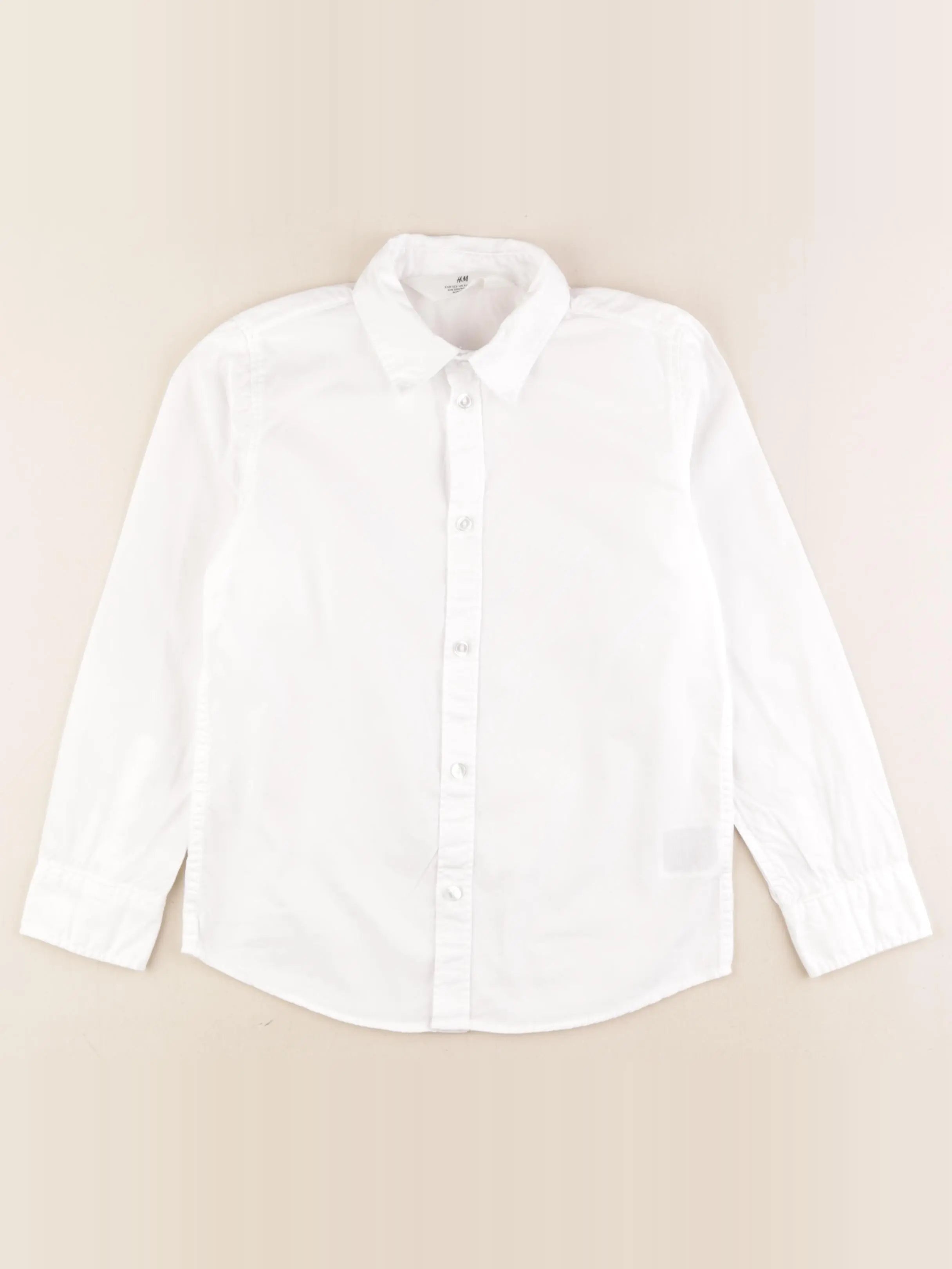 H&M - chemise blanc - 6/7 ans