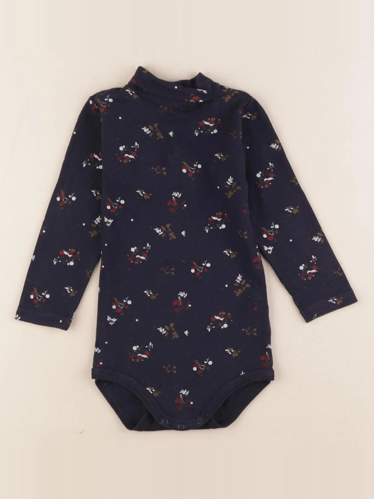 Petit Bateau - body tee-shirt bleu - 18 mois