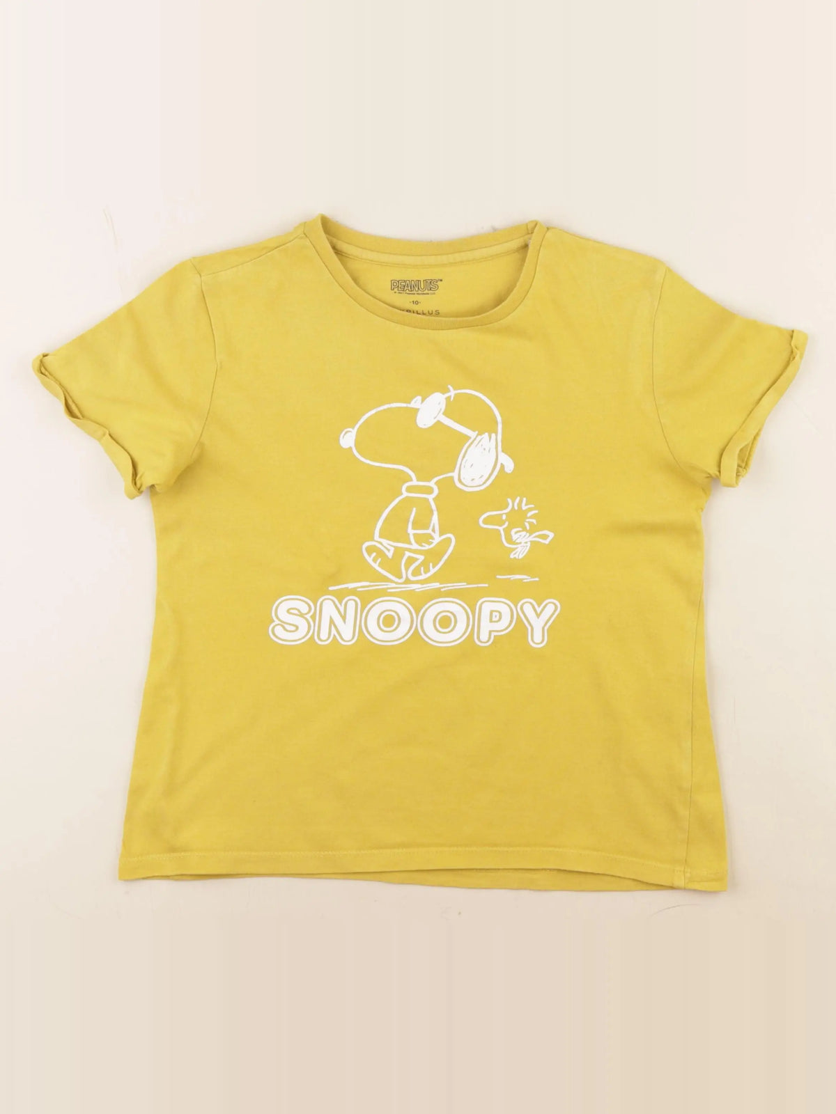 Cyrillus - tee-shirt jaune - 10 ans