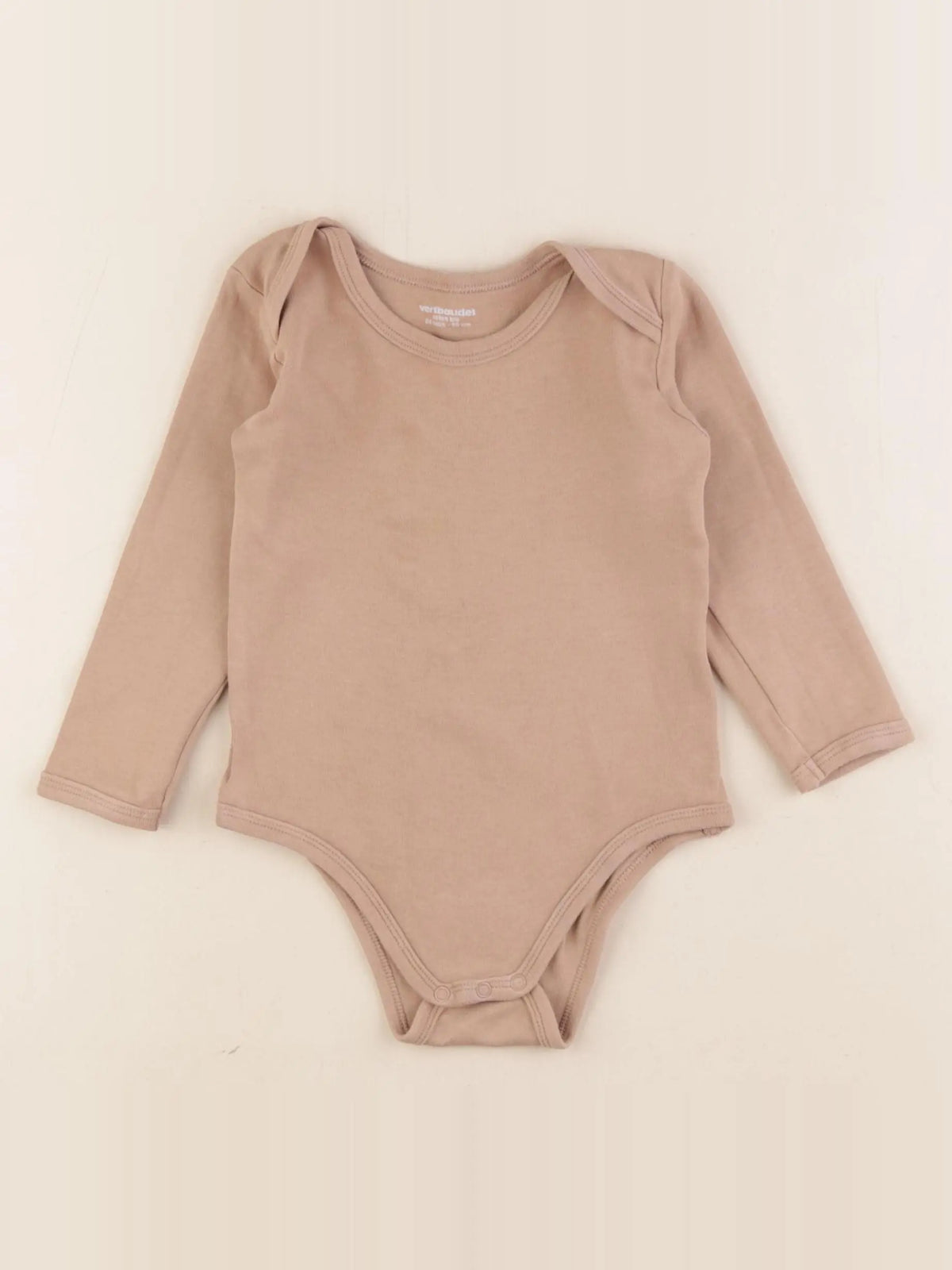 Vertbaudet - body marron - 2 ans