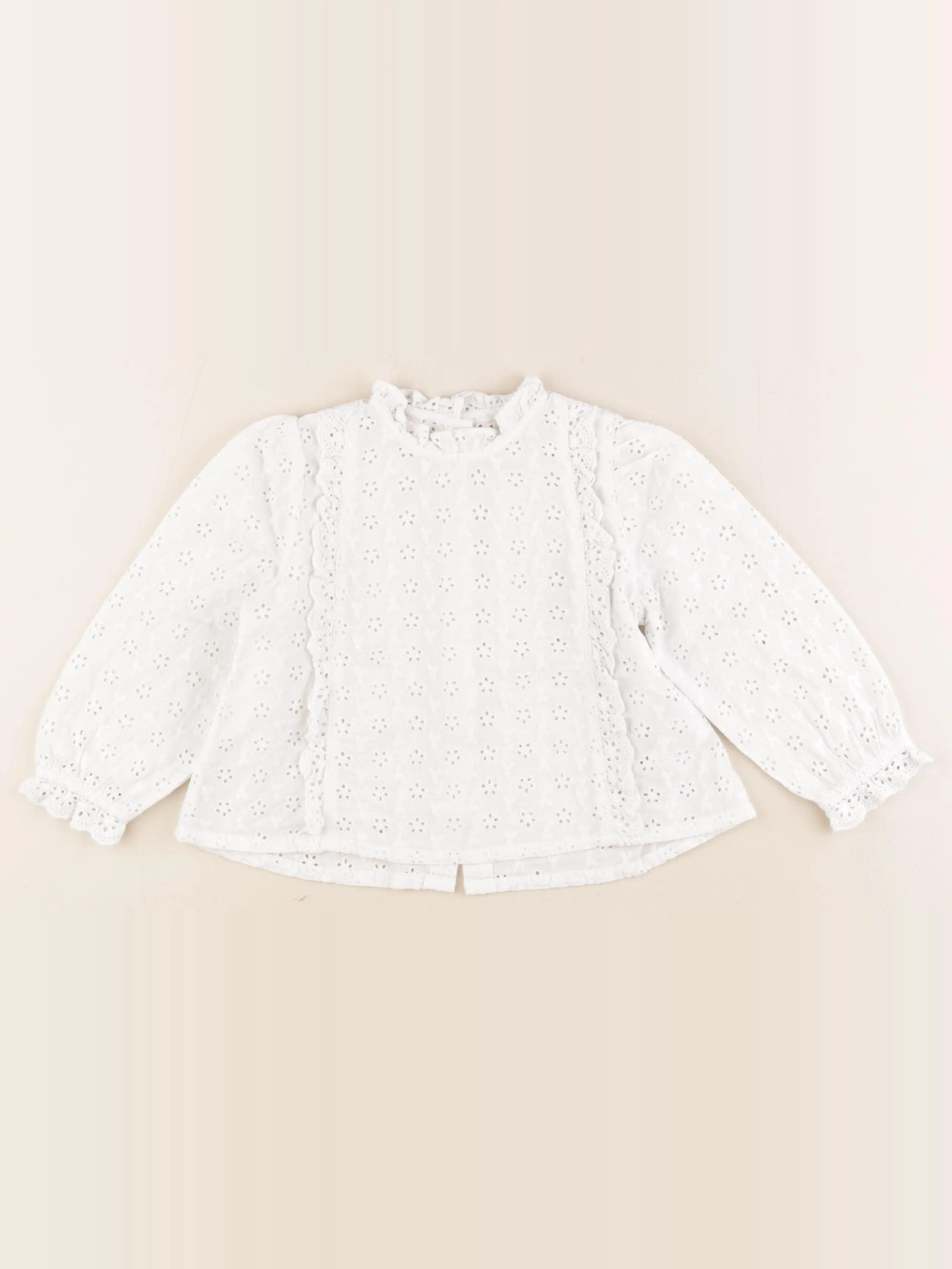 Vertbaudet - blouse blanc - 36 mois