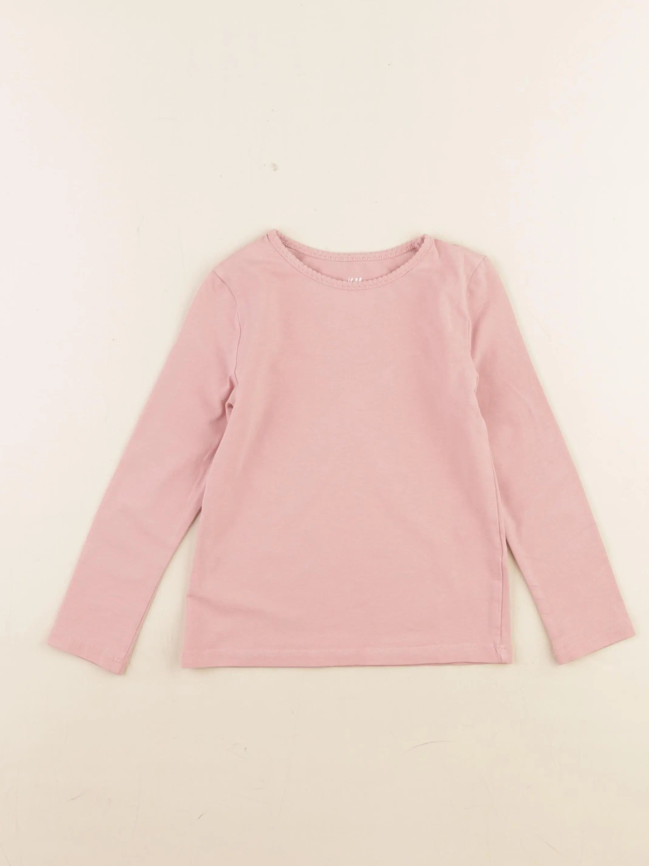 H&M - tee-shirt rose - 2/4 ans