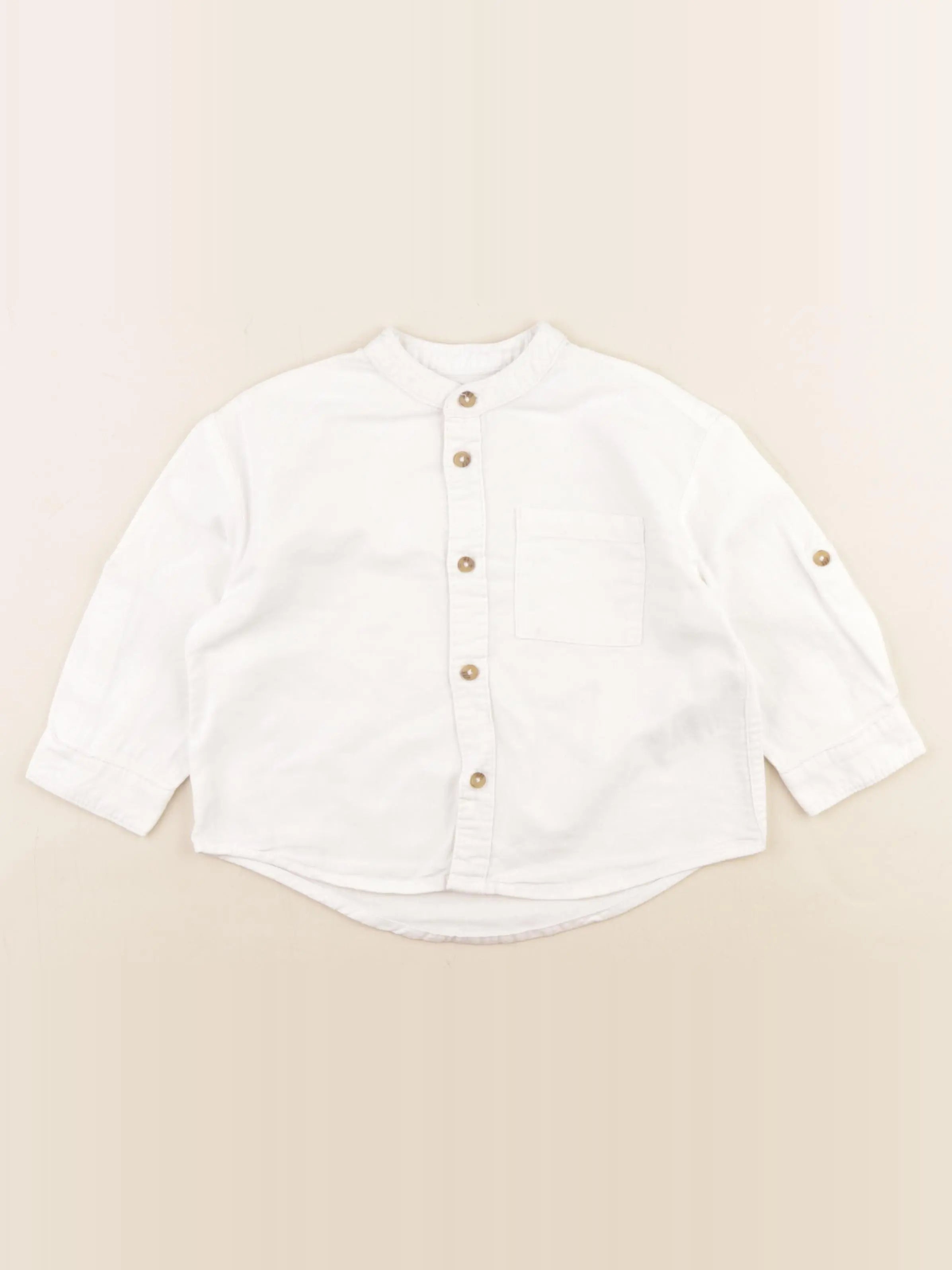 Vertbaudet - chemise blanc - 3 ans