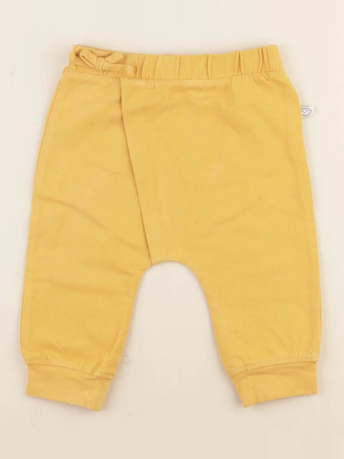 Vertbaudet - legging jaune - 9 mois
