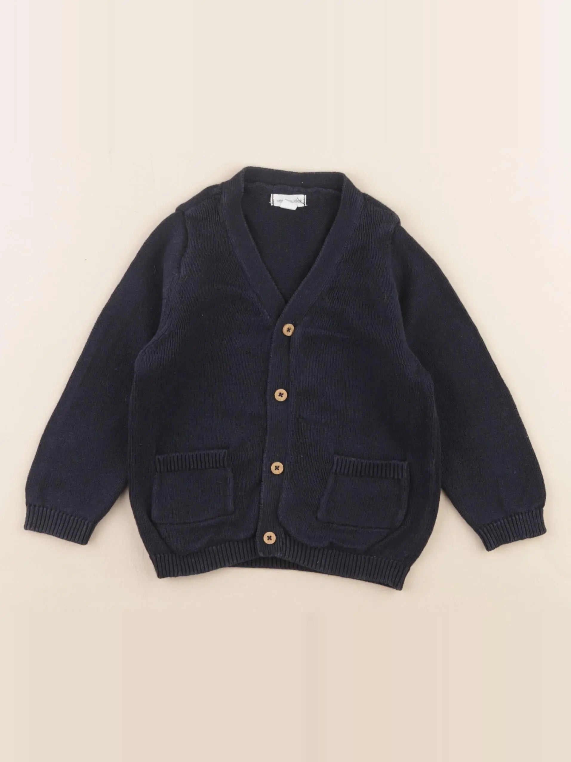 Vertbaudet - gilet bleu - 18 mois