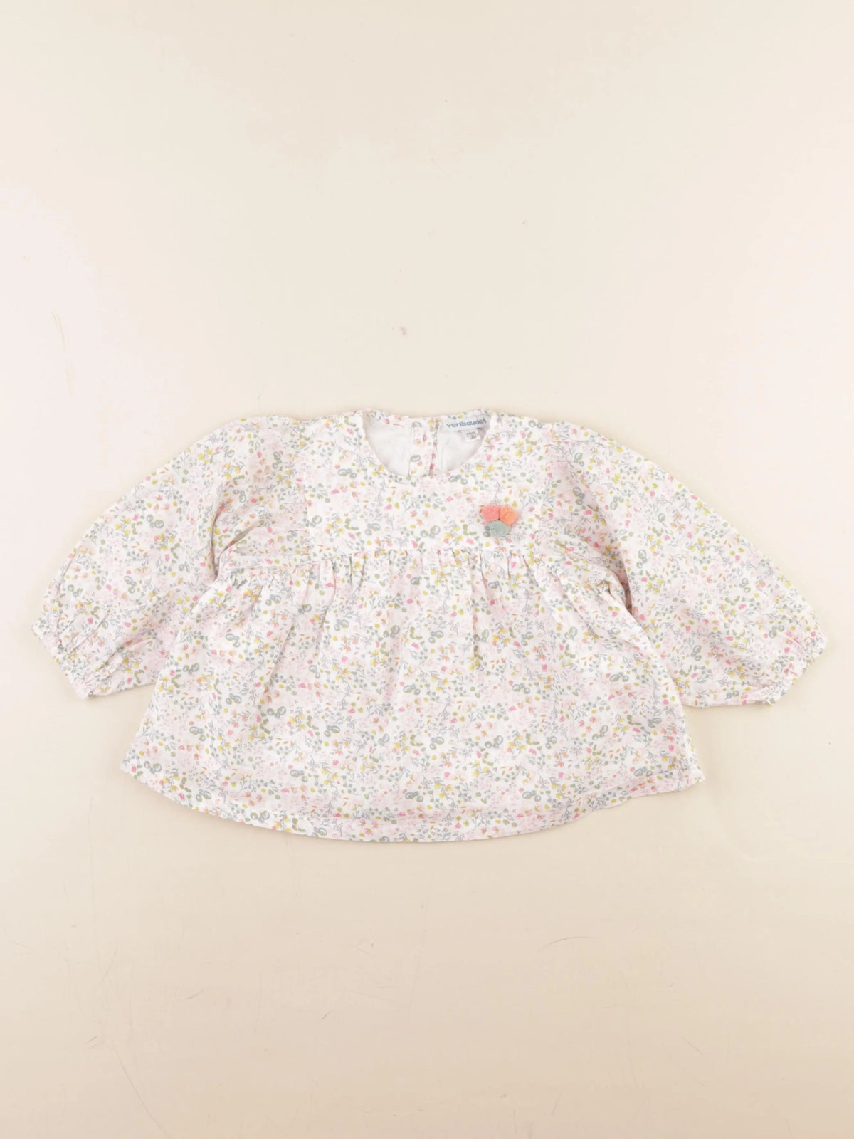Vertbaudet - blouse blanc - 18 mois