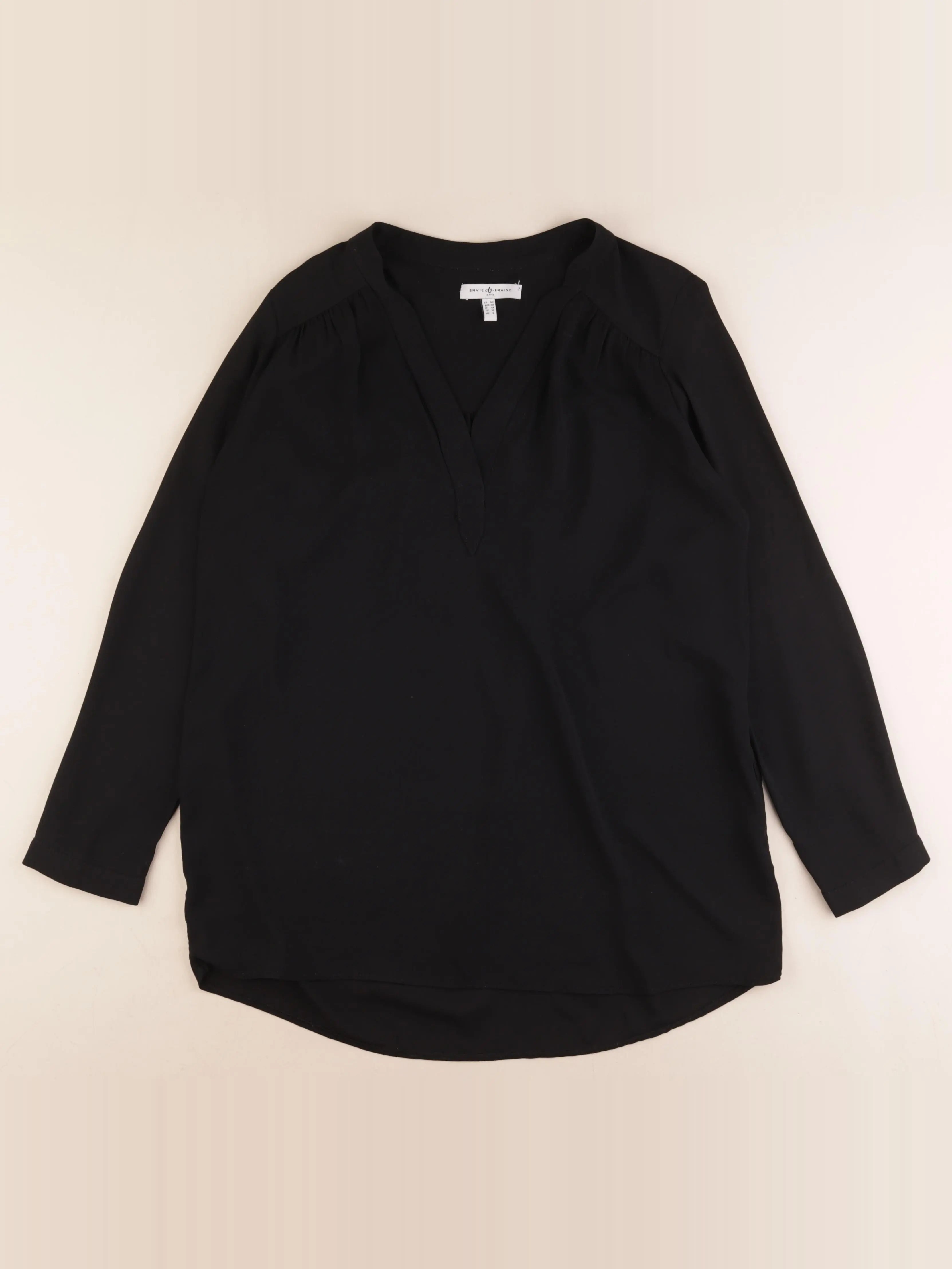 Envie de fraise - blouse grossesse noir - 40