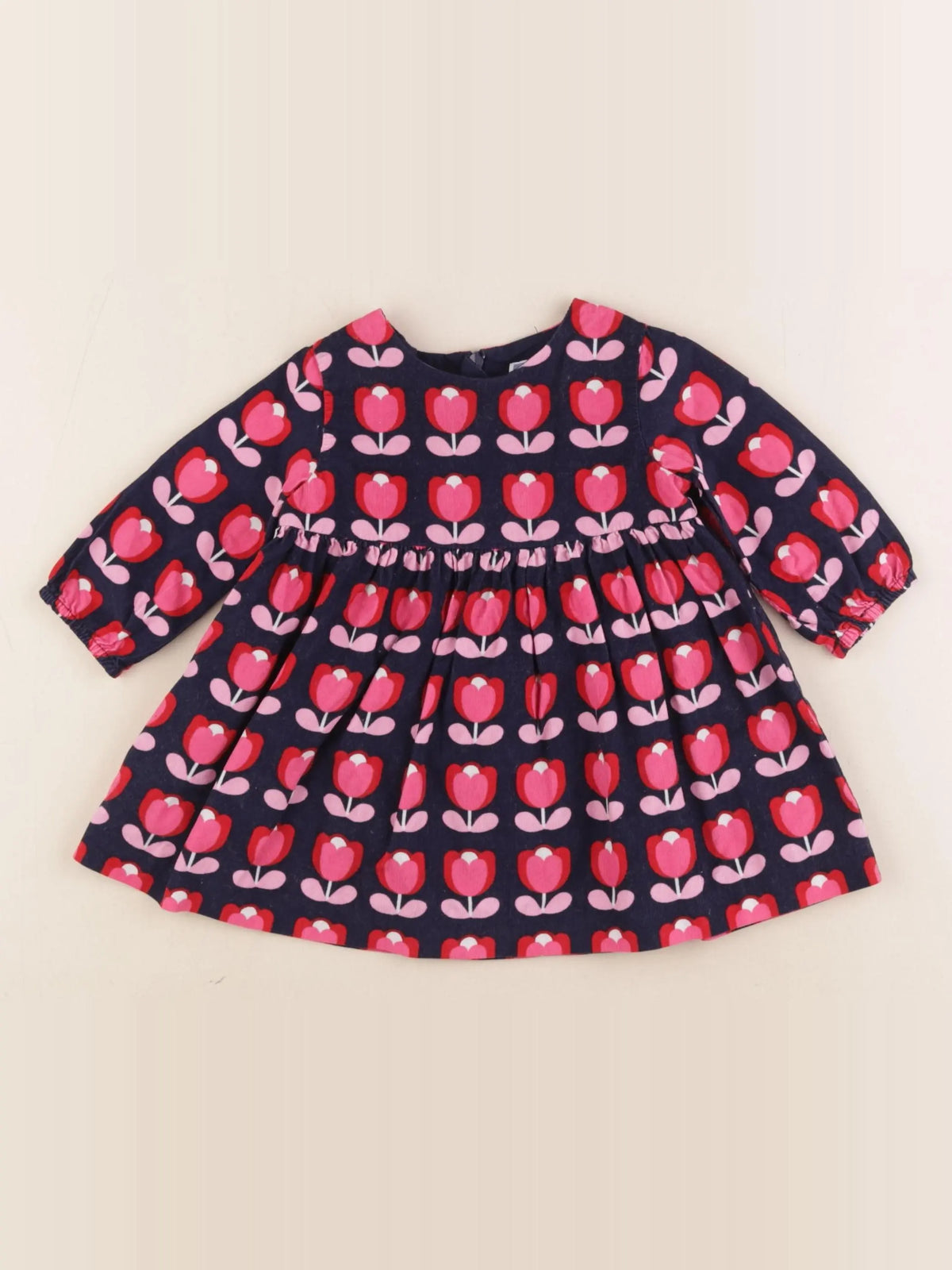 Jacadi - robe bleu, rose - 6 mois