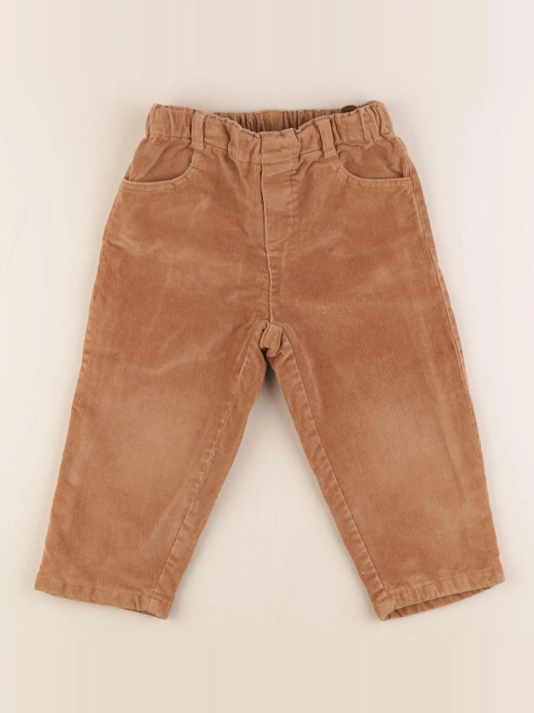 Jacadi - pantalon doublé marron - 24 mois