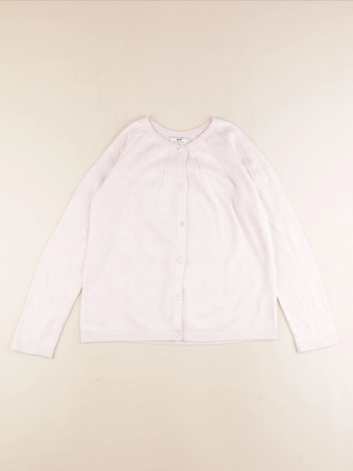 Cyrillus - gilet rose - 12 ans