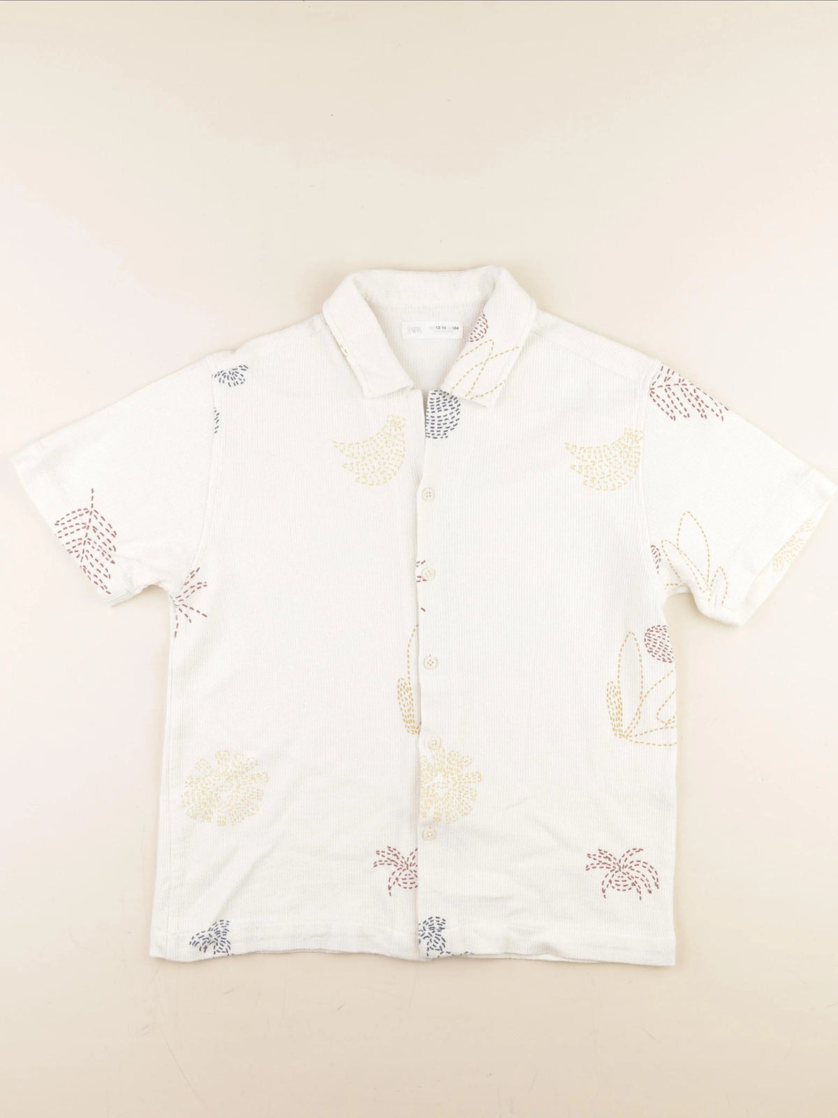 Zara - chemise beige - 13/14 ans